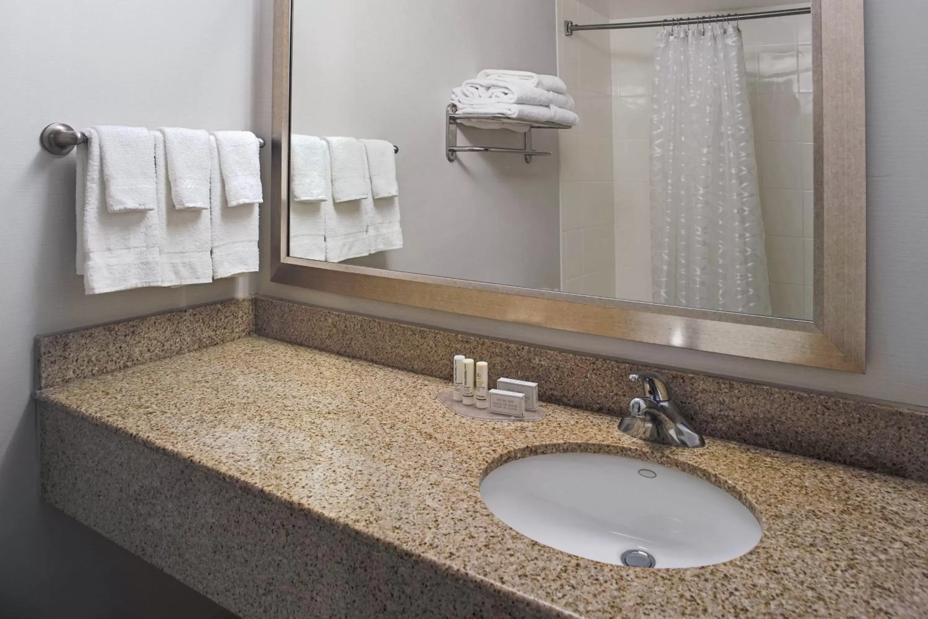 Bathroom in SpringHill Suites by Marriott Virginia Beach Oceanfront