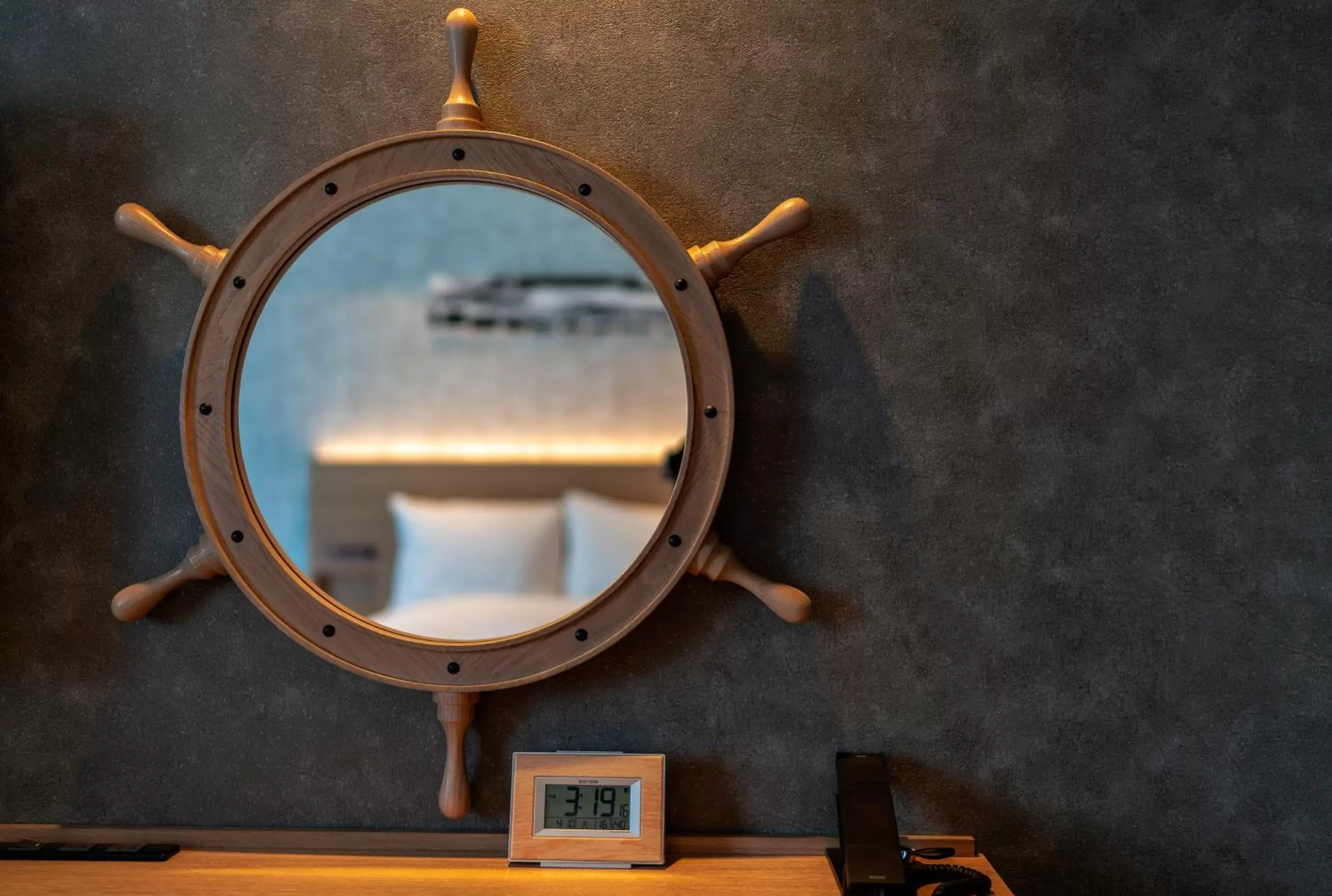 Decorative detail, Bathroom in Hotel Torifito Otaru Canal