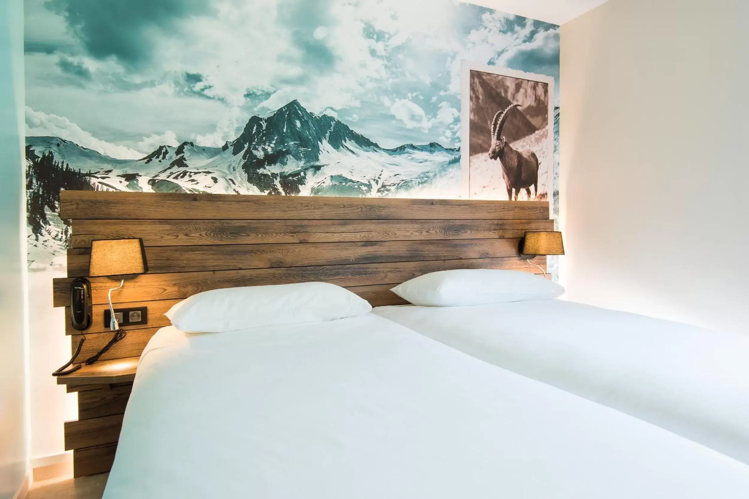 Bed in Ibis Styles Sallanches Pays du Mont-Blanc