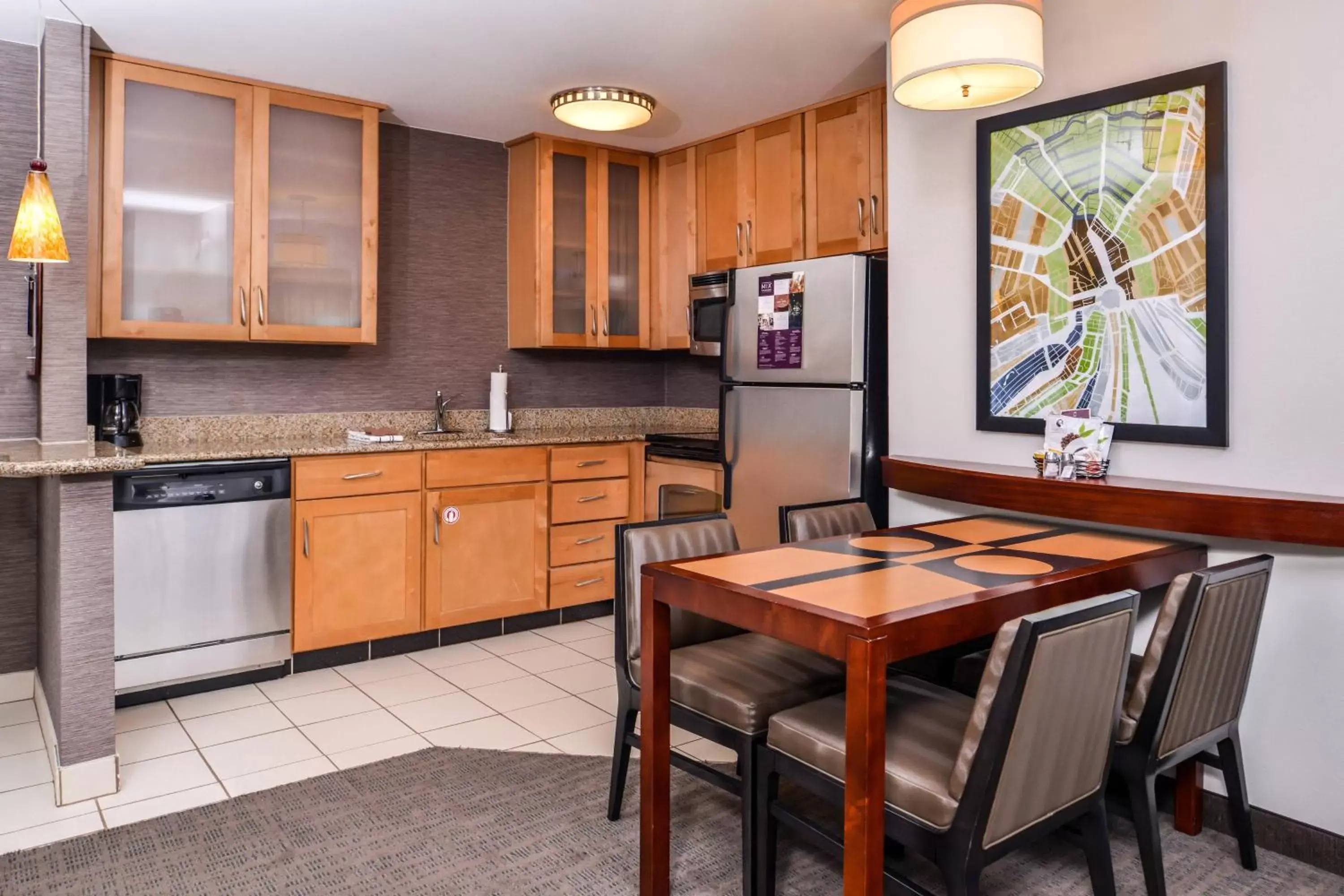 Bedroom, Kitchen/Kitchenette in Residence Inn by Marriott Florence