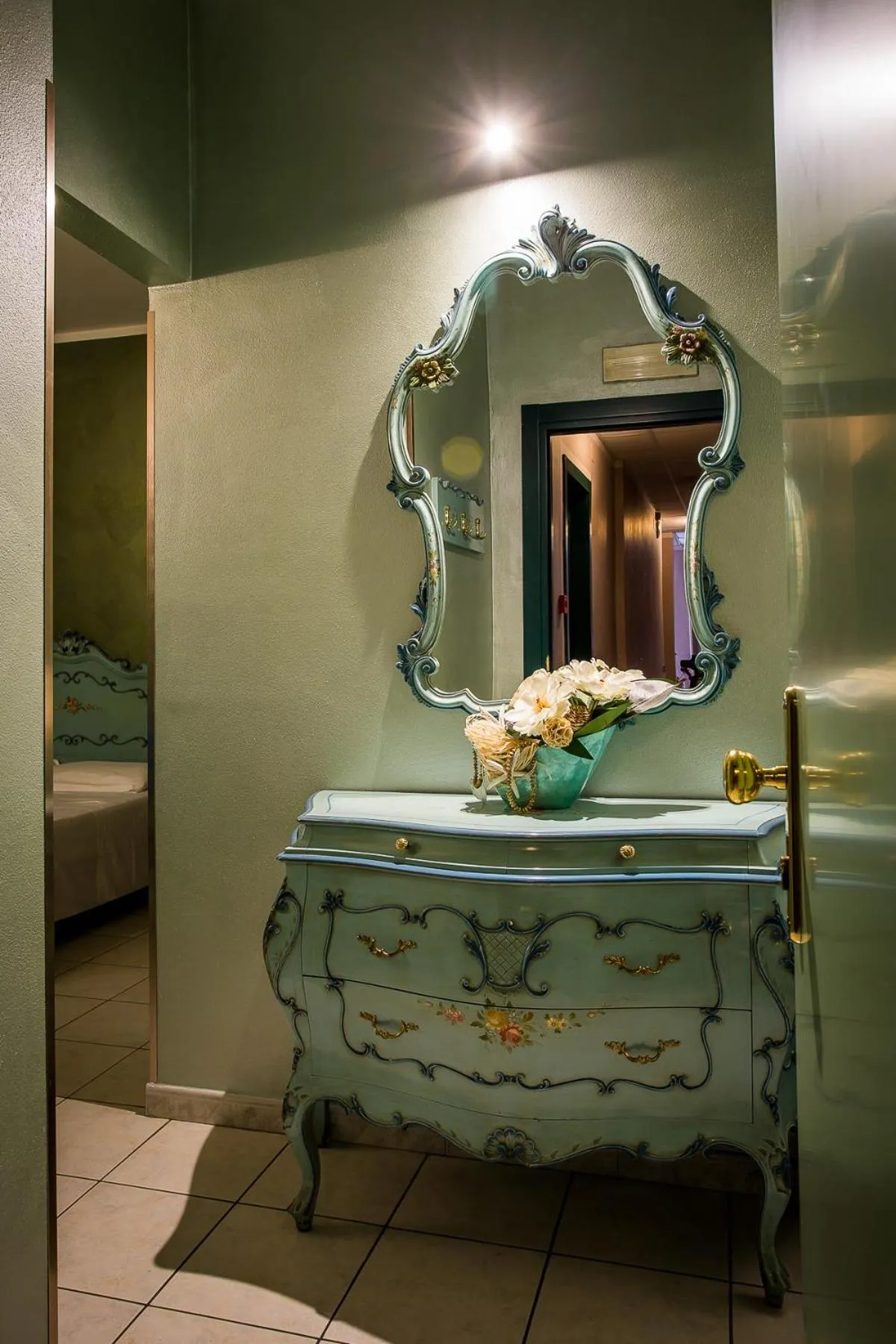 Bed in Piccolo Hotel Nogara