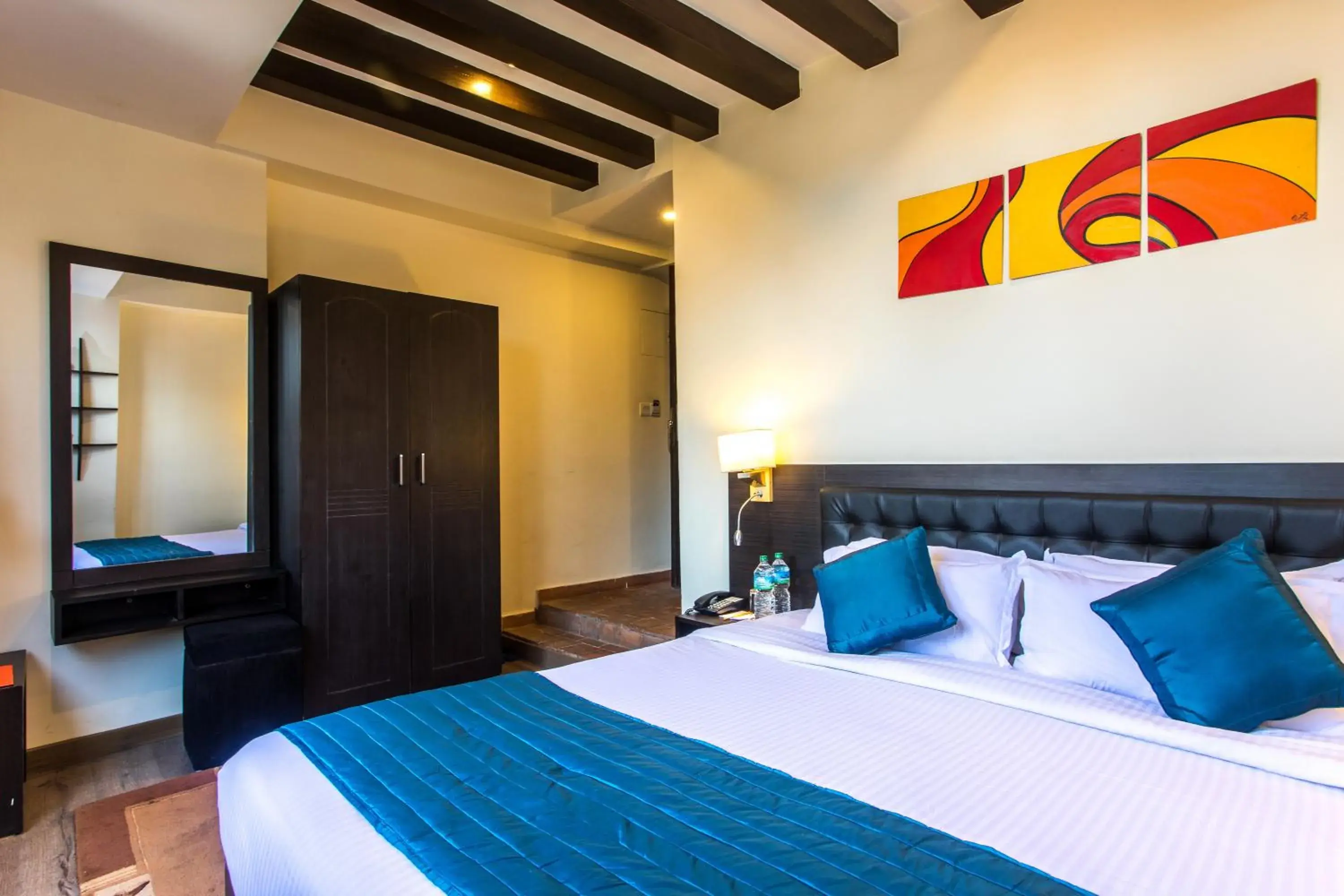 Bed in Gaju Suite Hotel