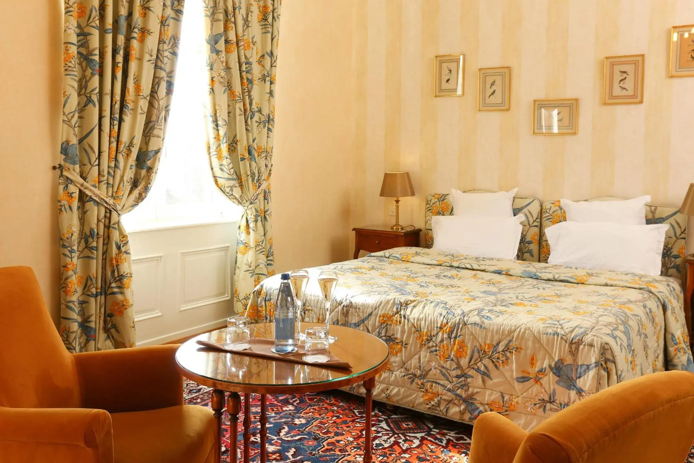 Bedroom, Bed in Hôtel & Spa Château de l'ile