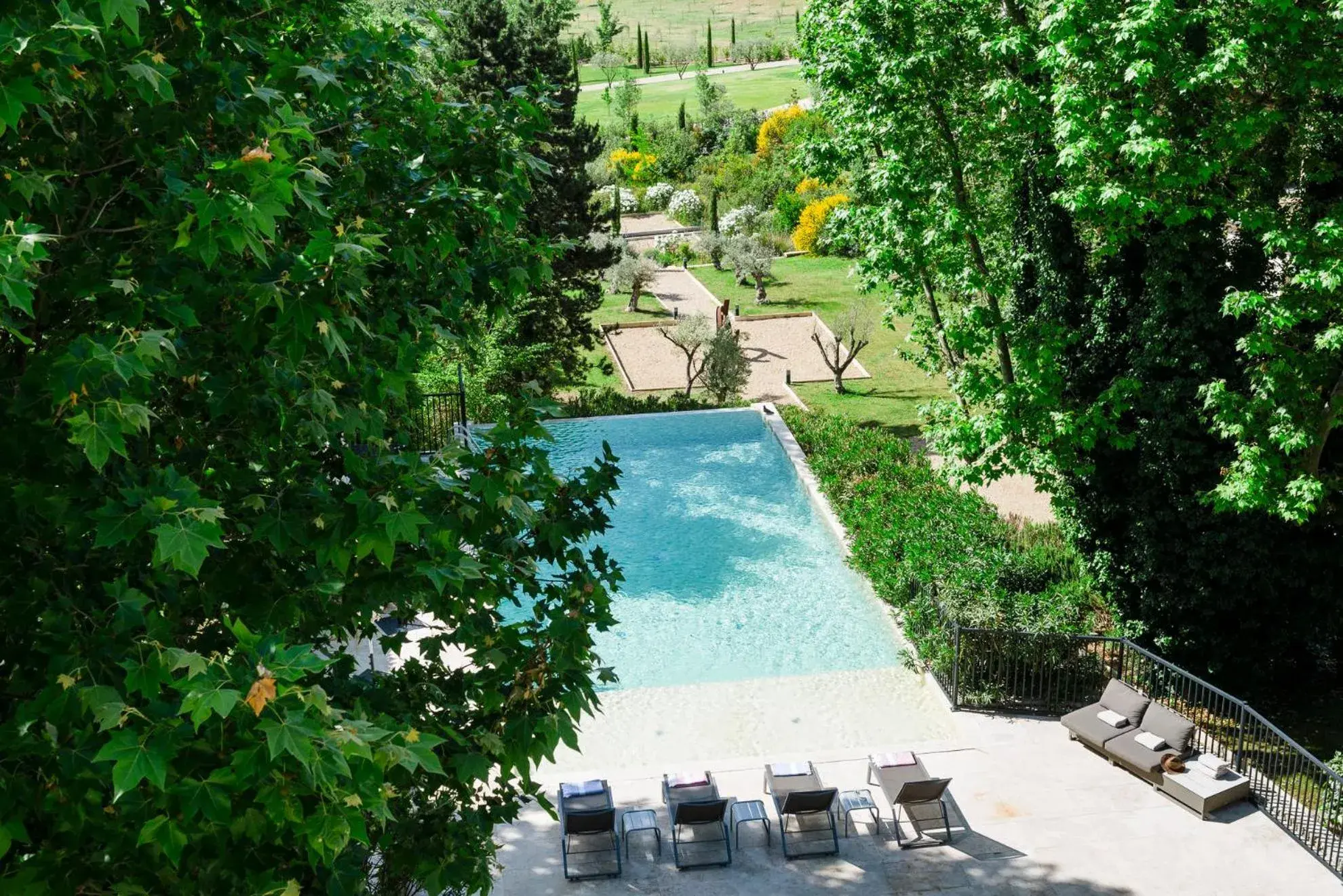 View (from property/room), Pool View in Les Lodges Sainte-Victoire Hotel & Spa