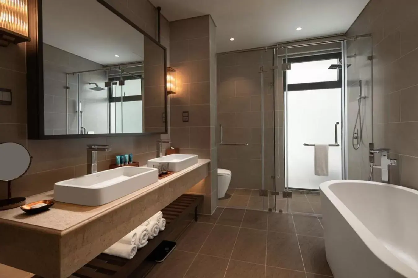 Bathroom in Wyndham Grand KN Paradise Cam Ranh