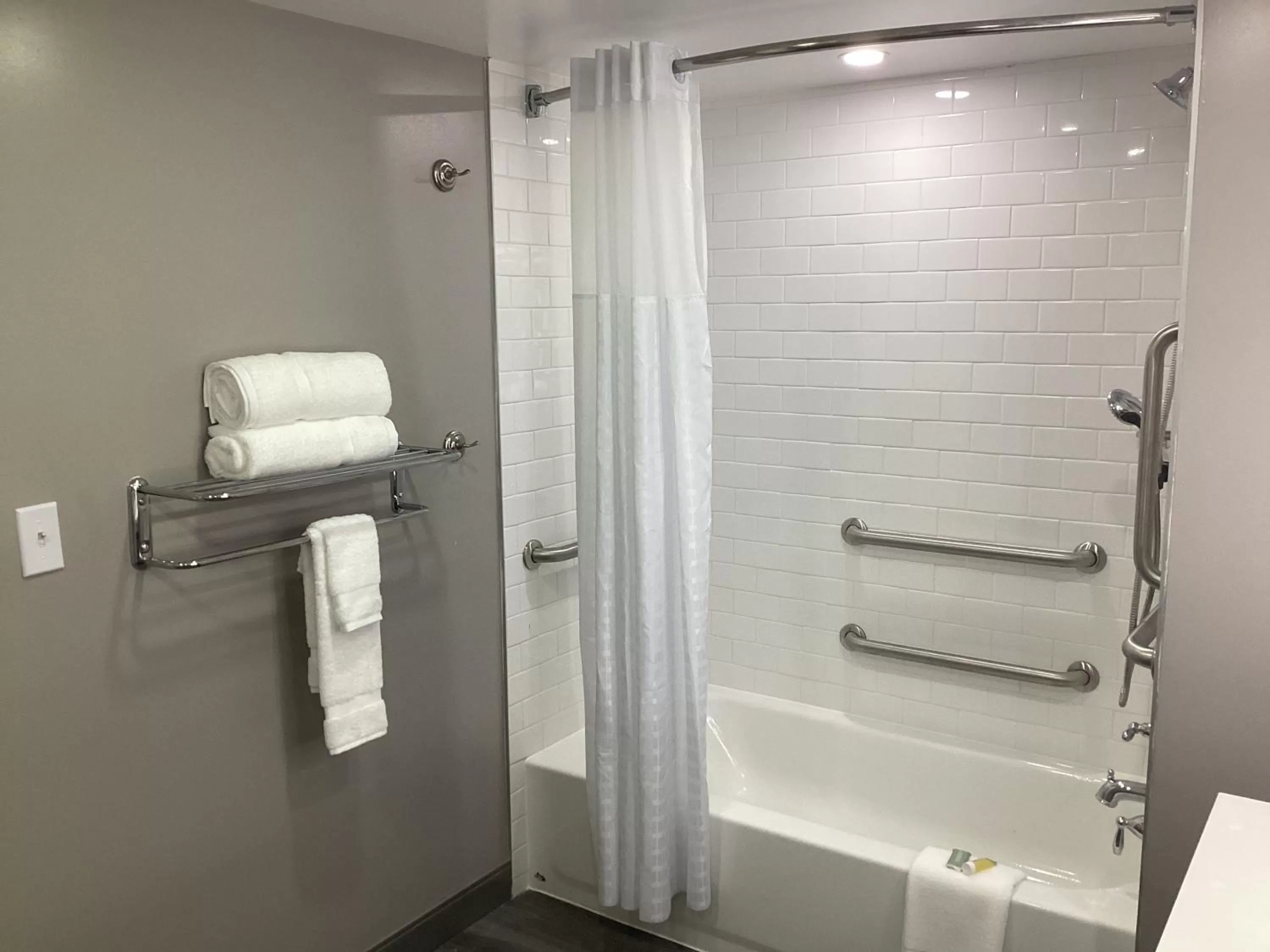 Shower in Super 8 by Wyndham Baltimore Northwest