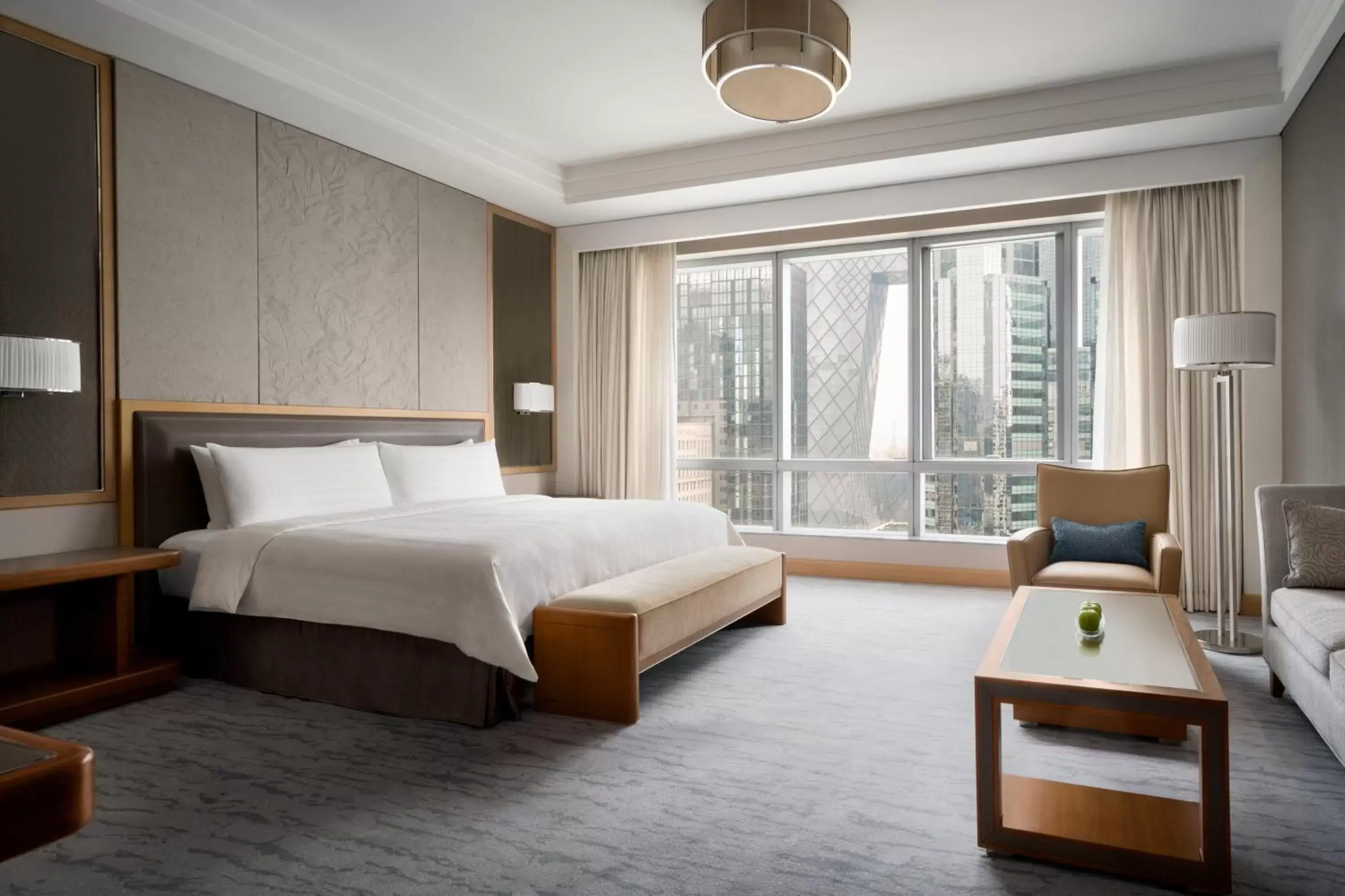Bed in Kerry Hotel, Beijing