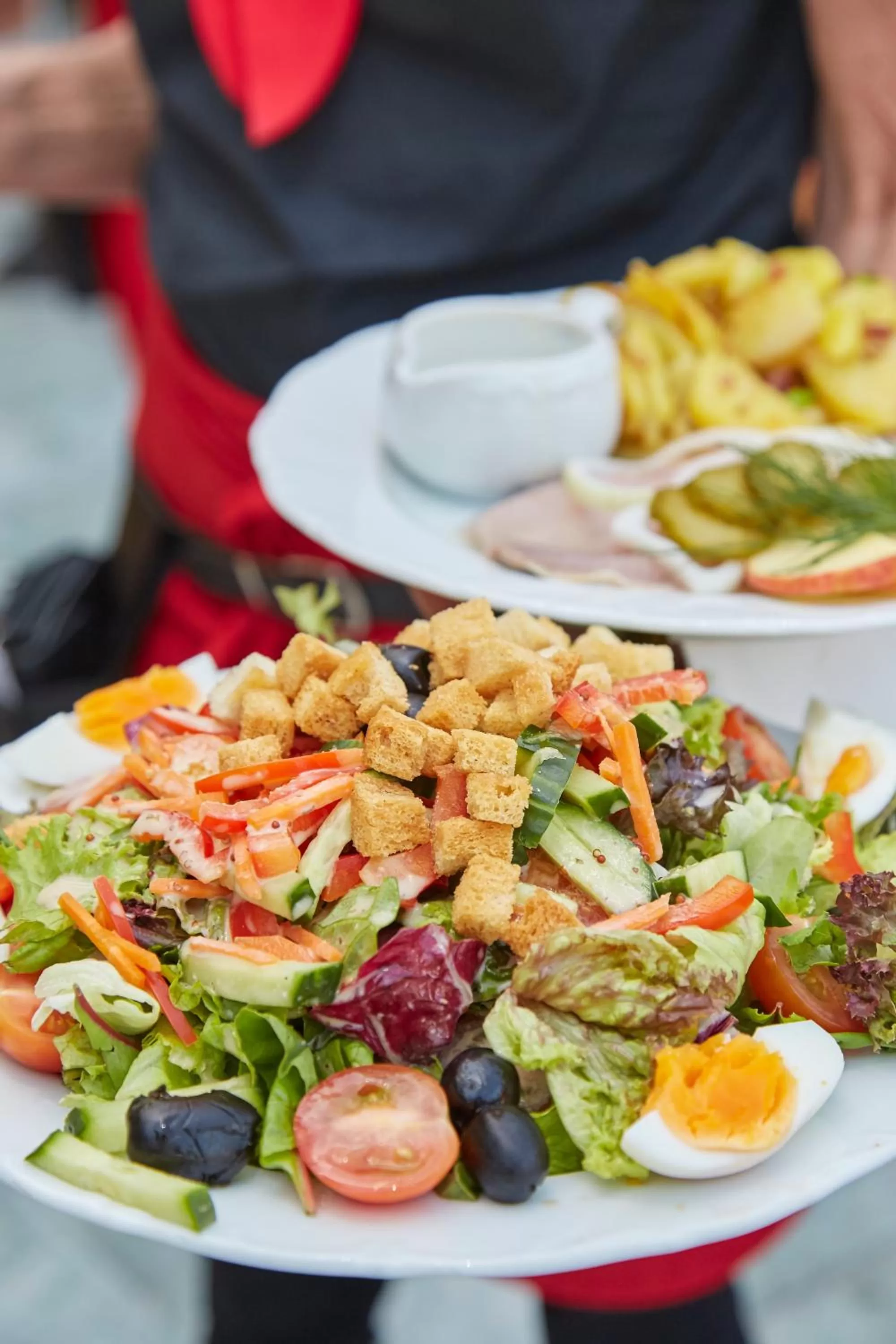 Food close-up in Flair Hotel Villa Ilske