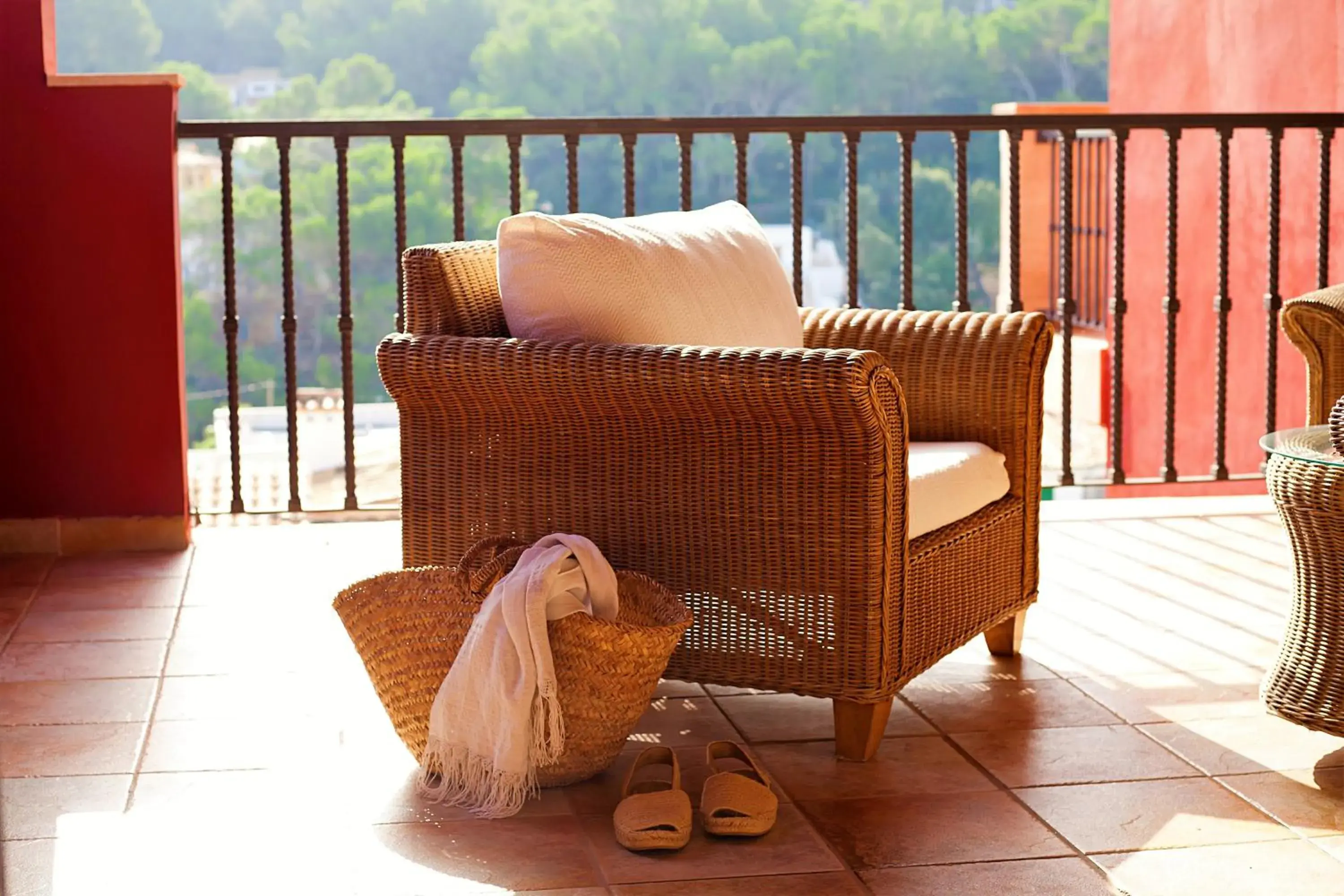 Balcony/Terrace in Hotel Cala Sant Vicenc - Adults Only