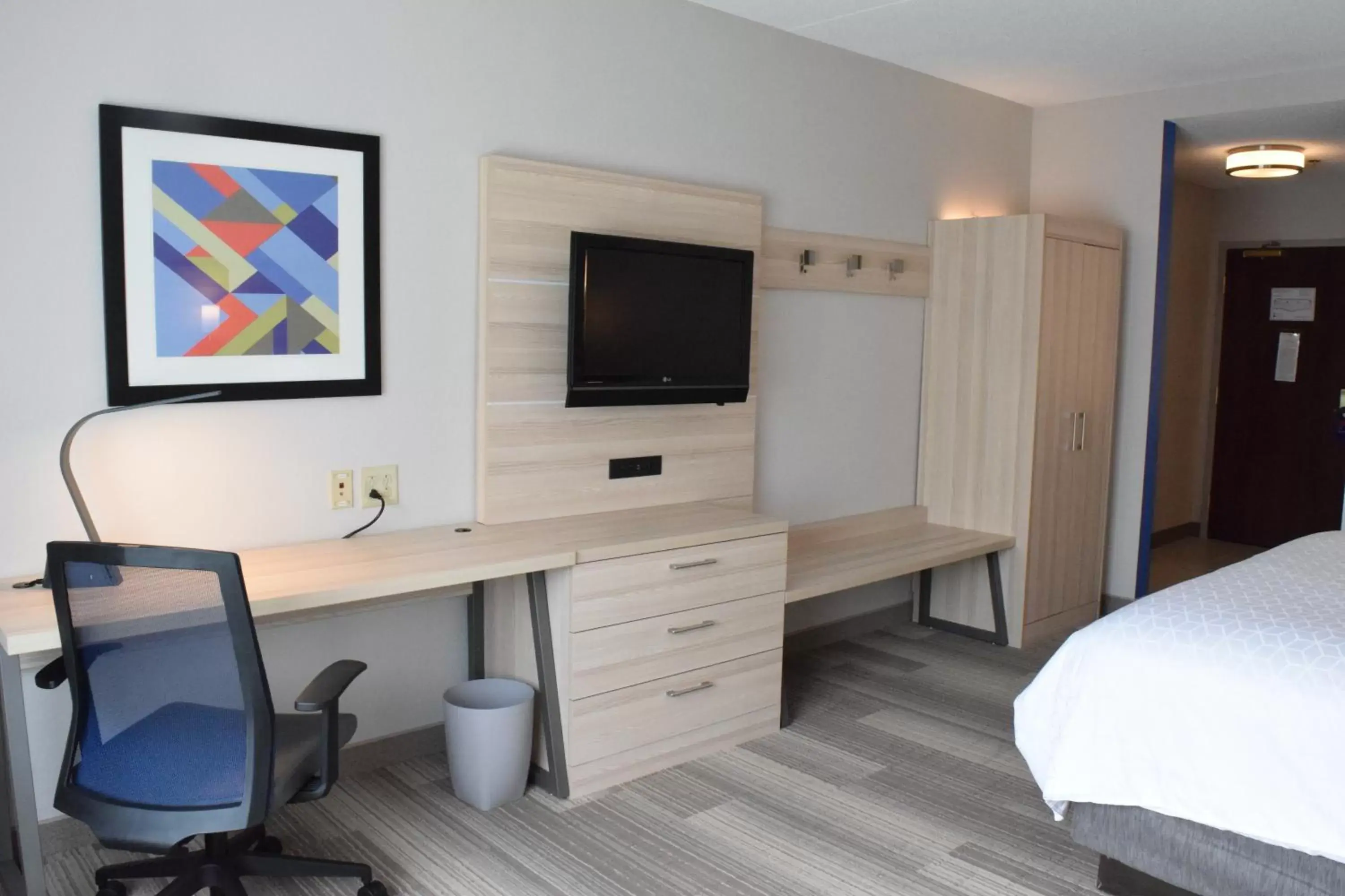 TV and multimedia, TV/Entertainment Center in Holiday Inn Express Hotel & Suites Rochester Webster, an IHG Hotel