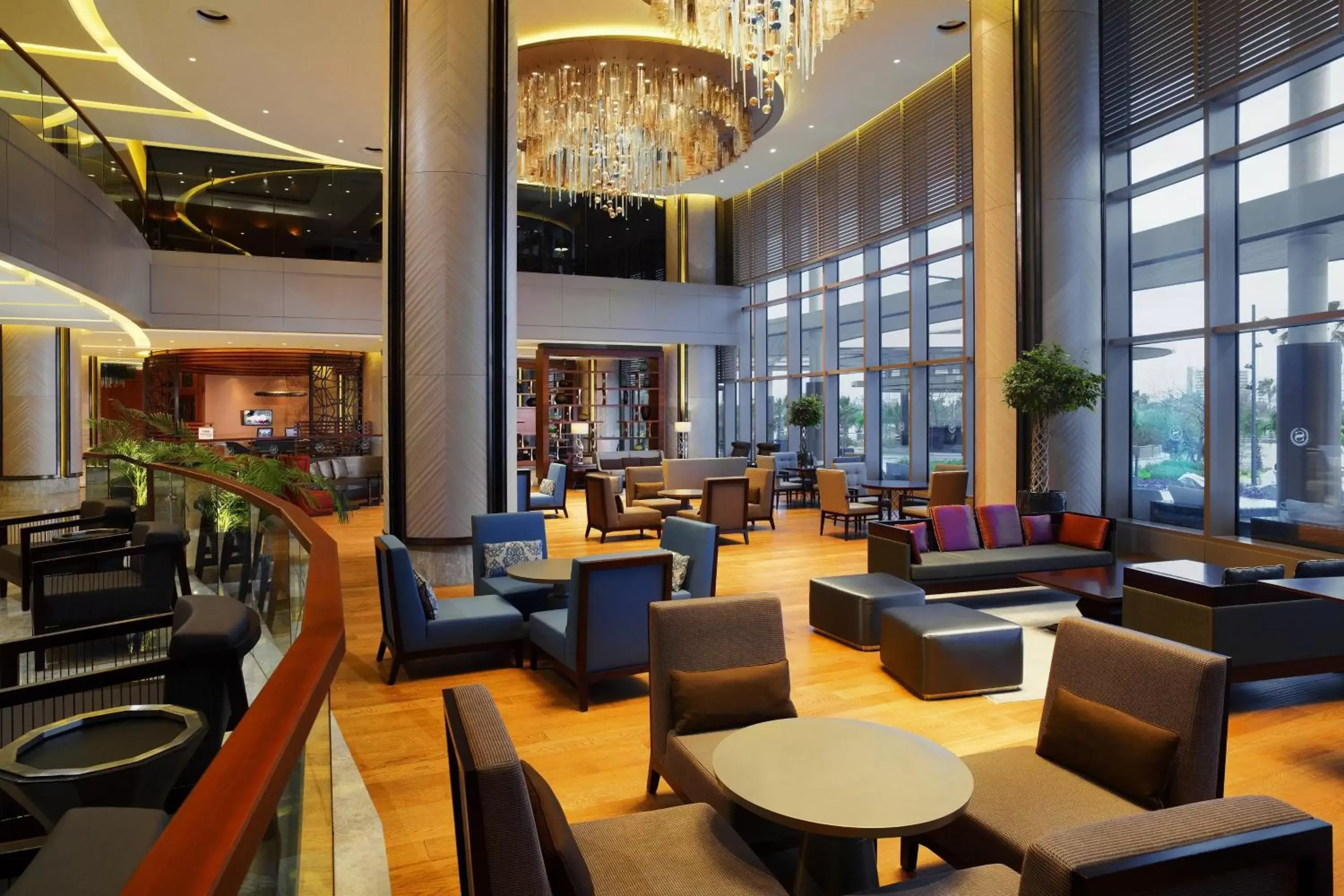 Lobby or reception, Lounge/Bar in Sheraton Grand Adana