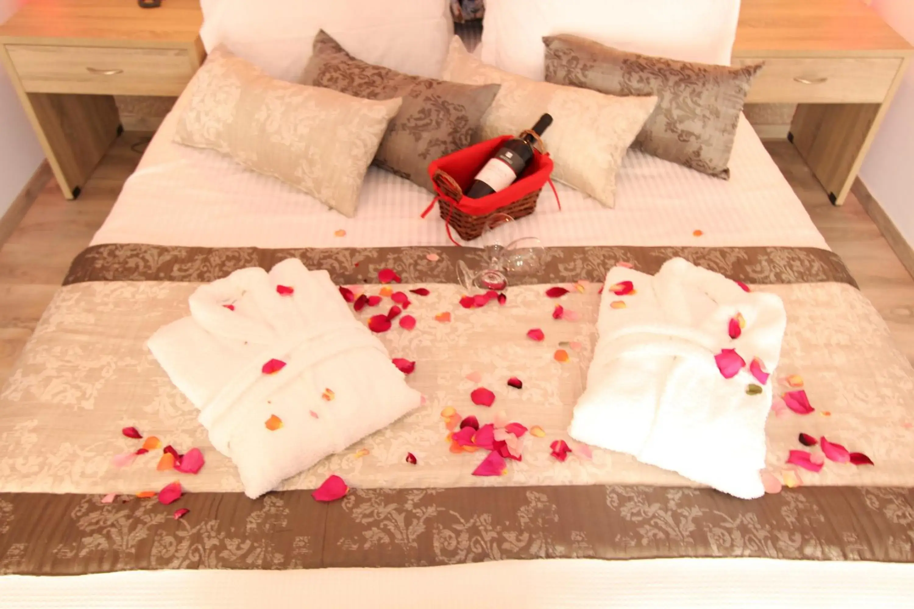 Decorative detail, Bed in Hotel Mallas