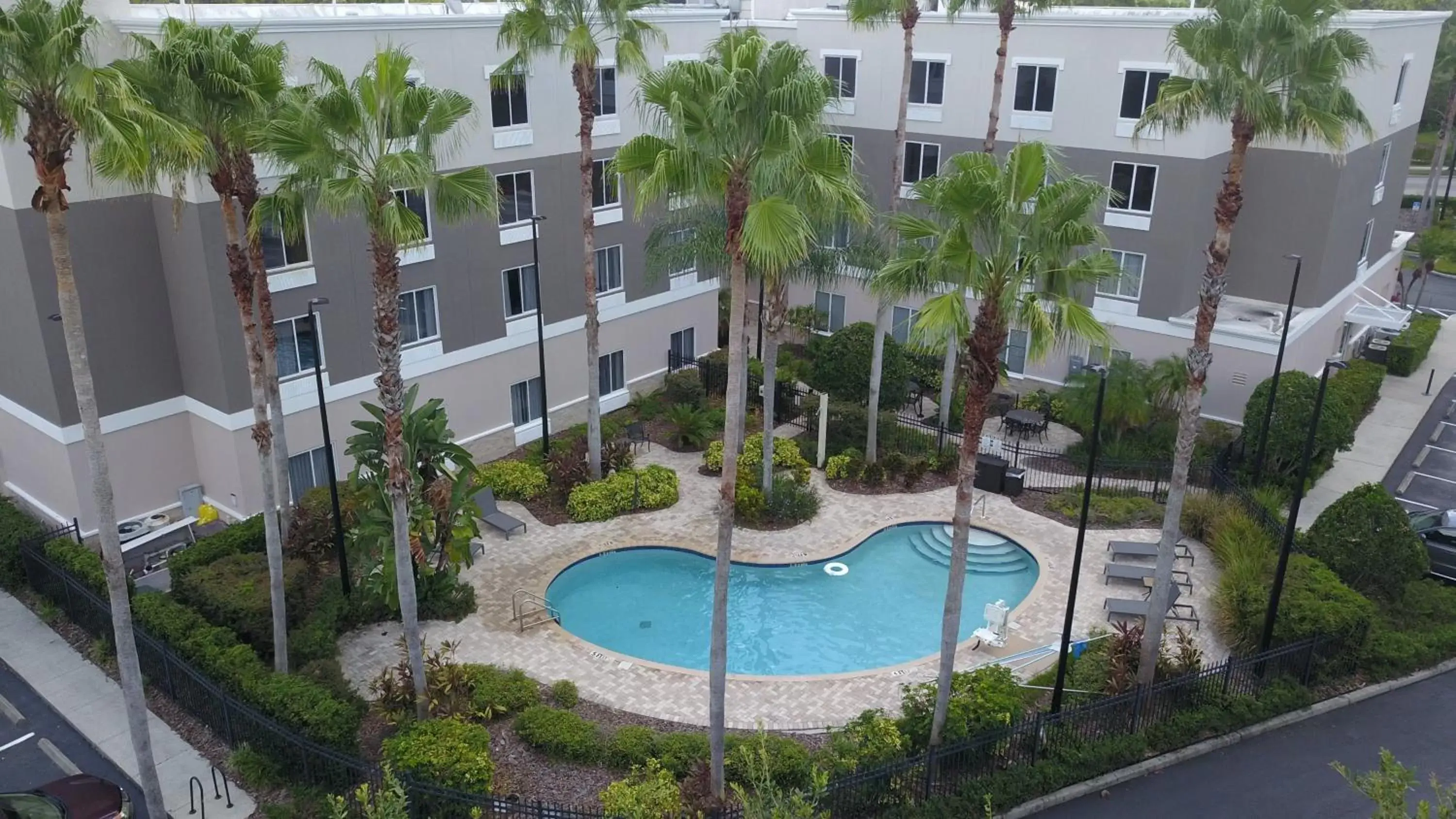 Swimming pool, Pool View in Holiday Inn Express and Suites Tampa I-75 at Bruce B. Downs, an IHG Hotel