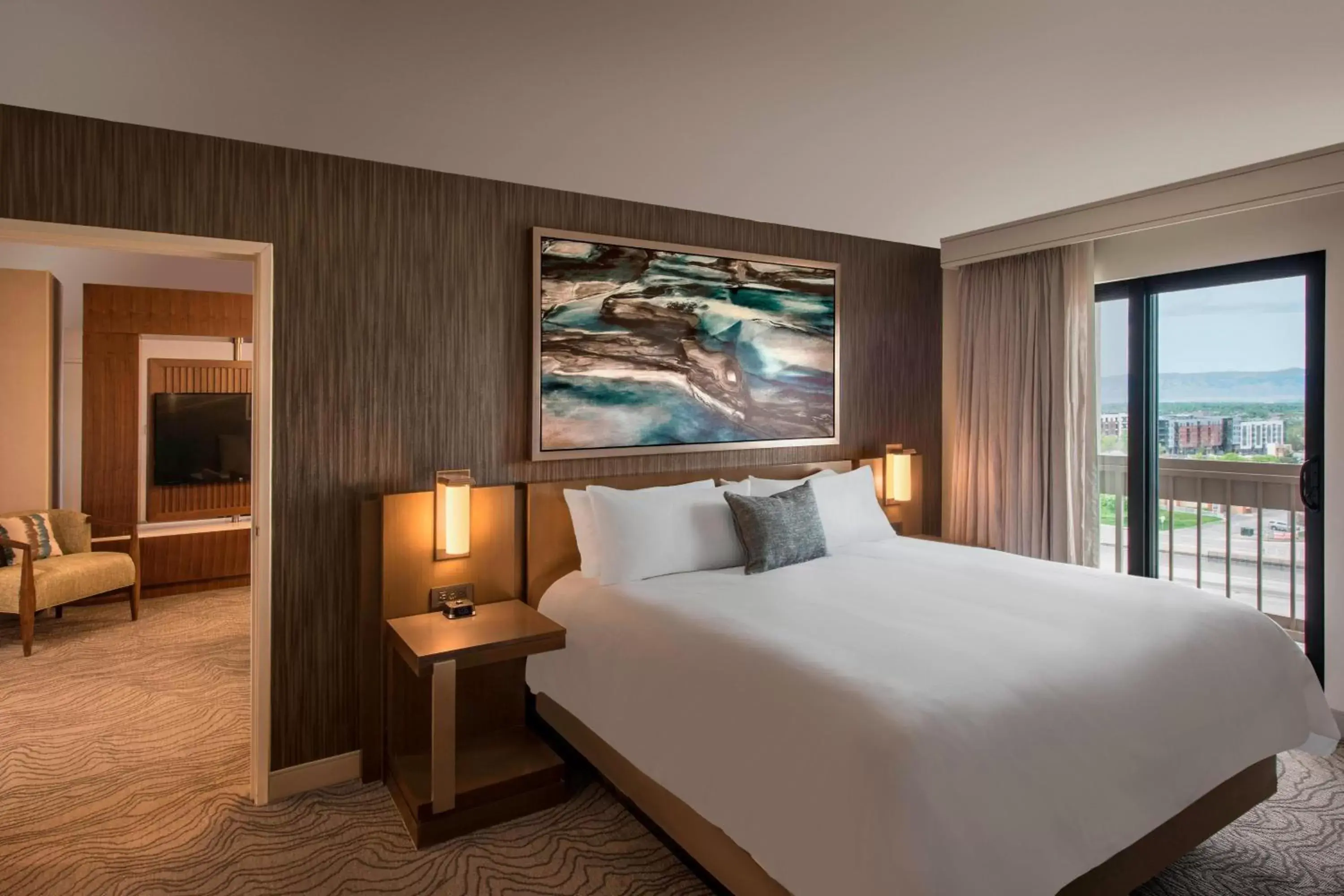 Bedroom, Bed in Denver Marriott Tech Center