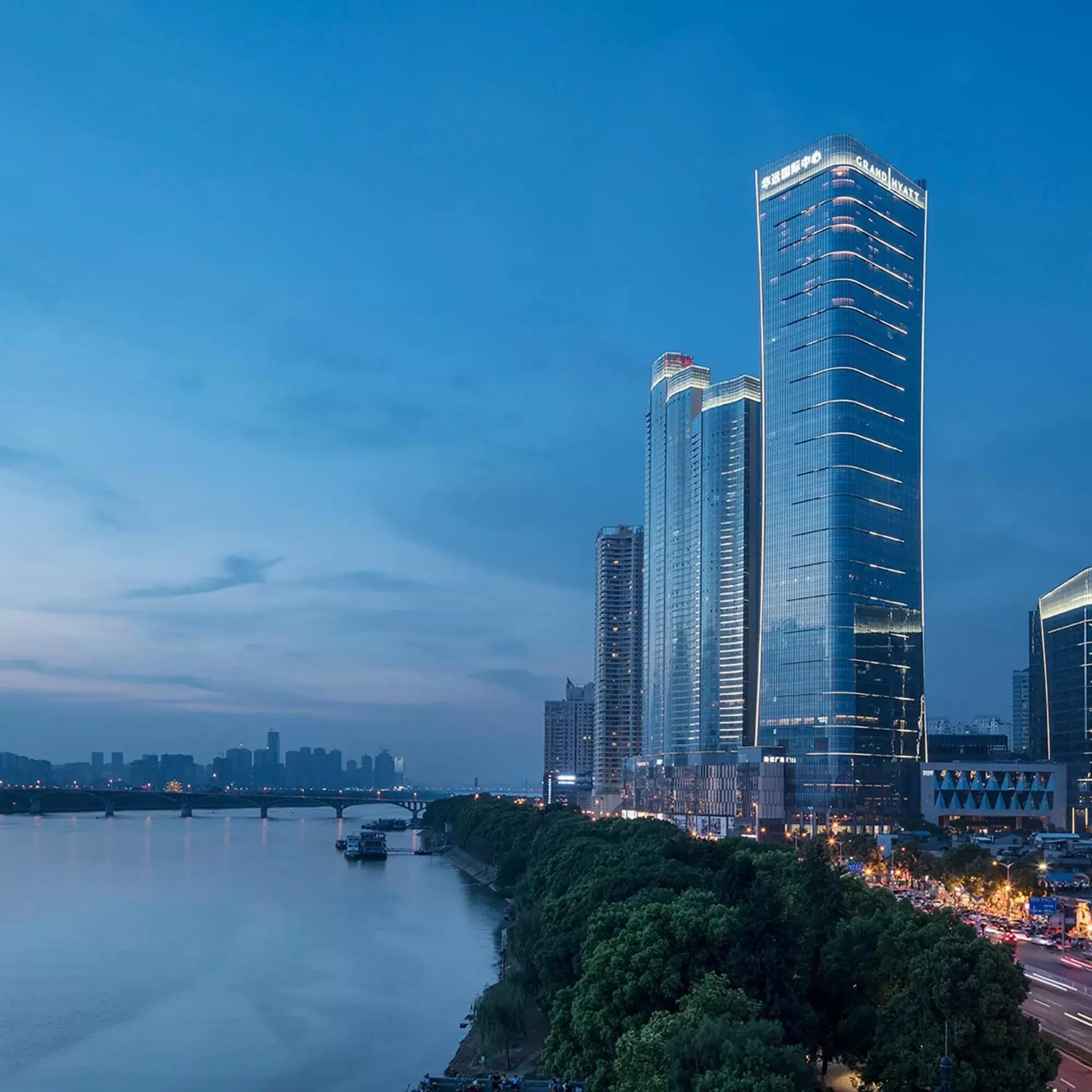 Property building in Grand Hyatt Changsha