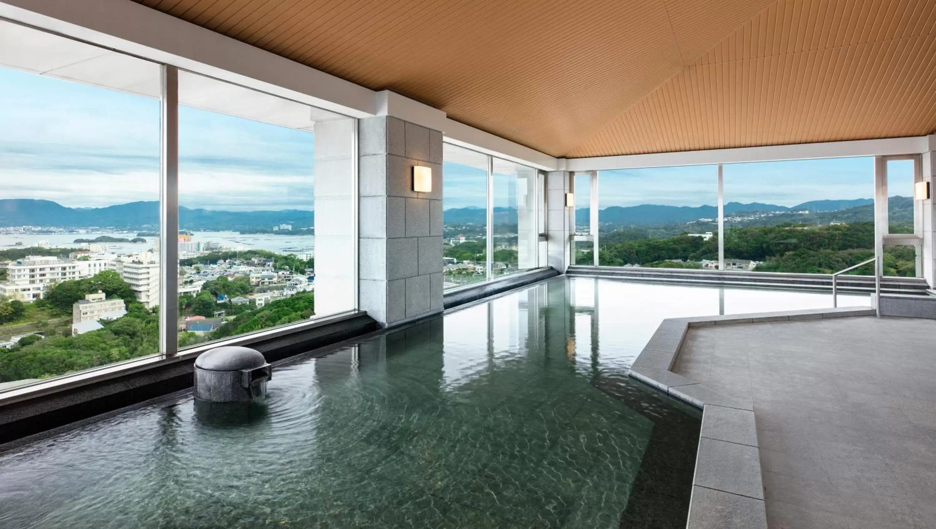 Hot Spring Bath, Mountain View in Nanki-Shirahama Marriott Hotel