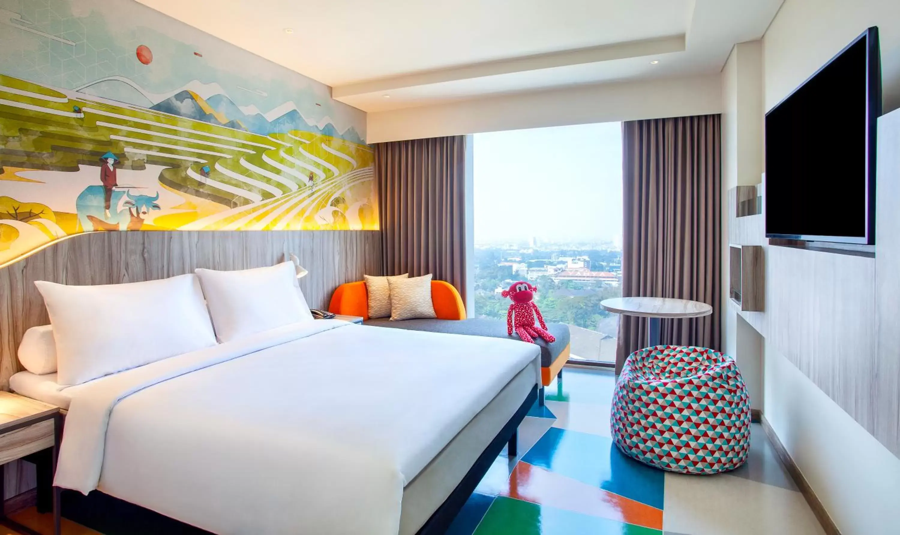 Bed in ibis Styles Bandung Grand Central