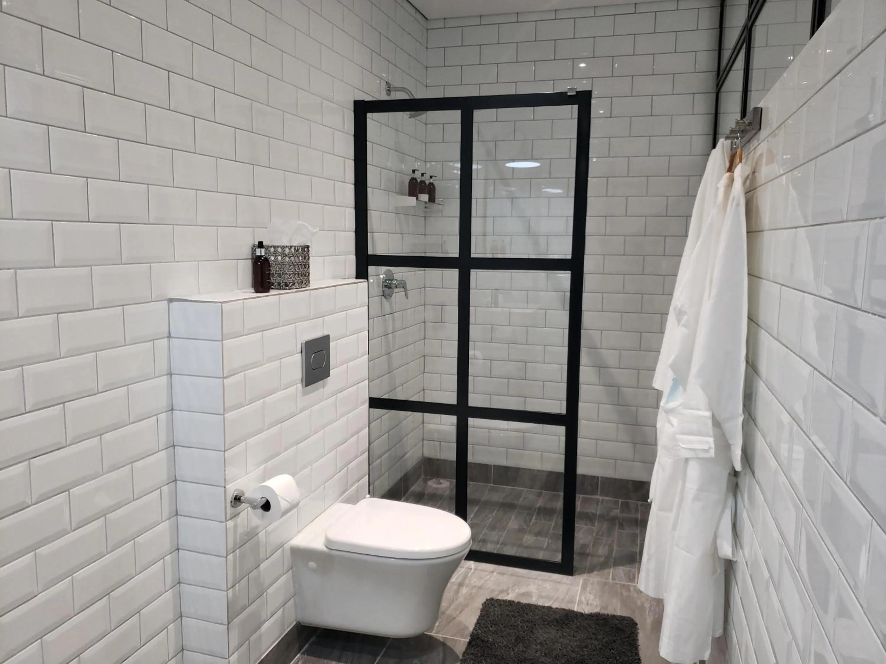 Bathroom in Point B Guest House -Sustainable Solar Energy