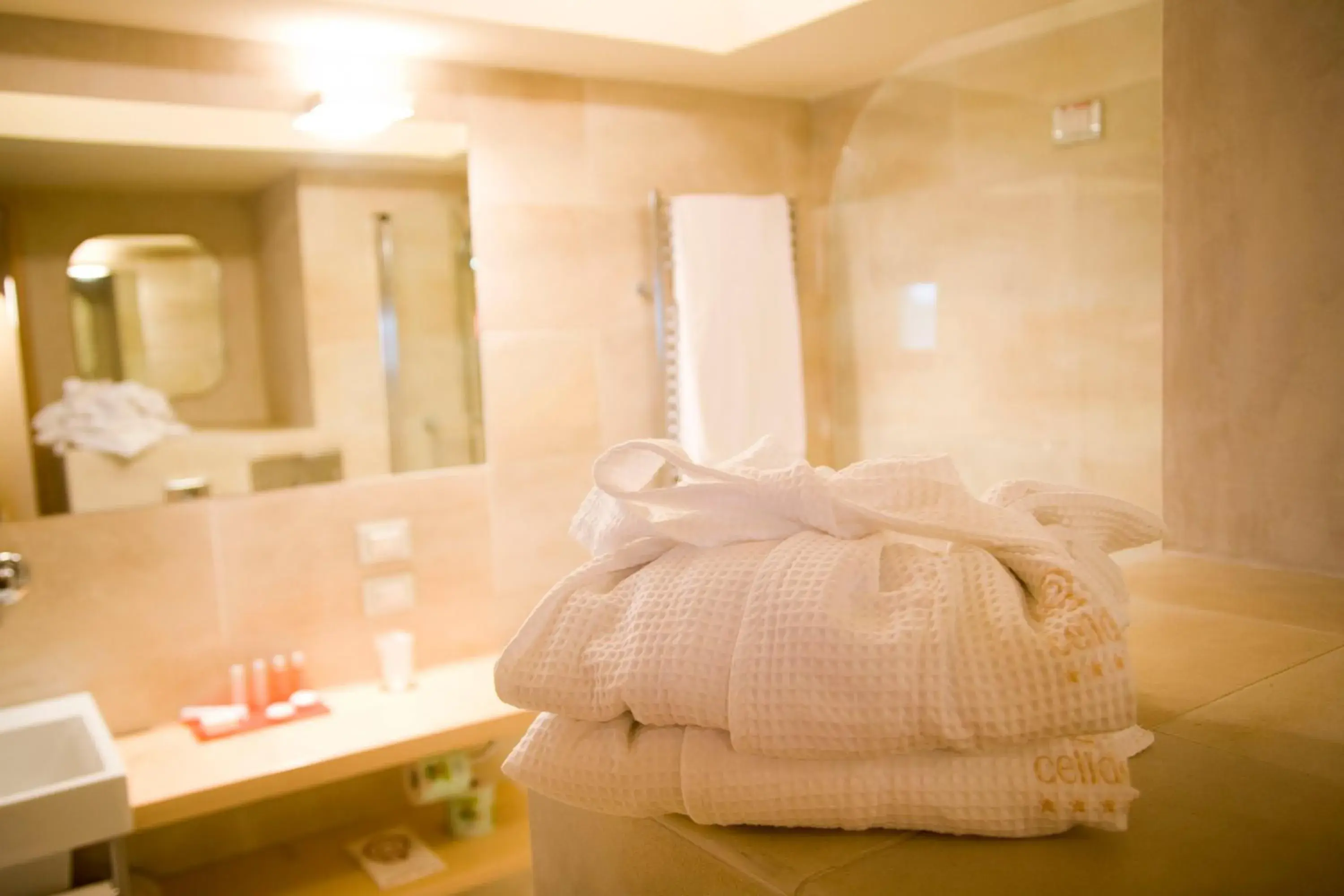 Bathroom in Albergo Celide