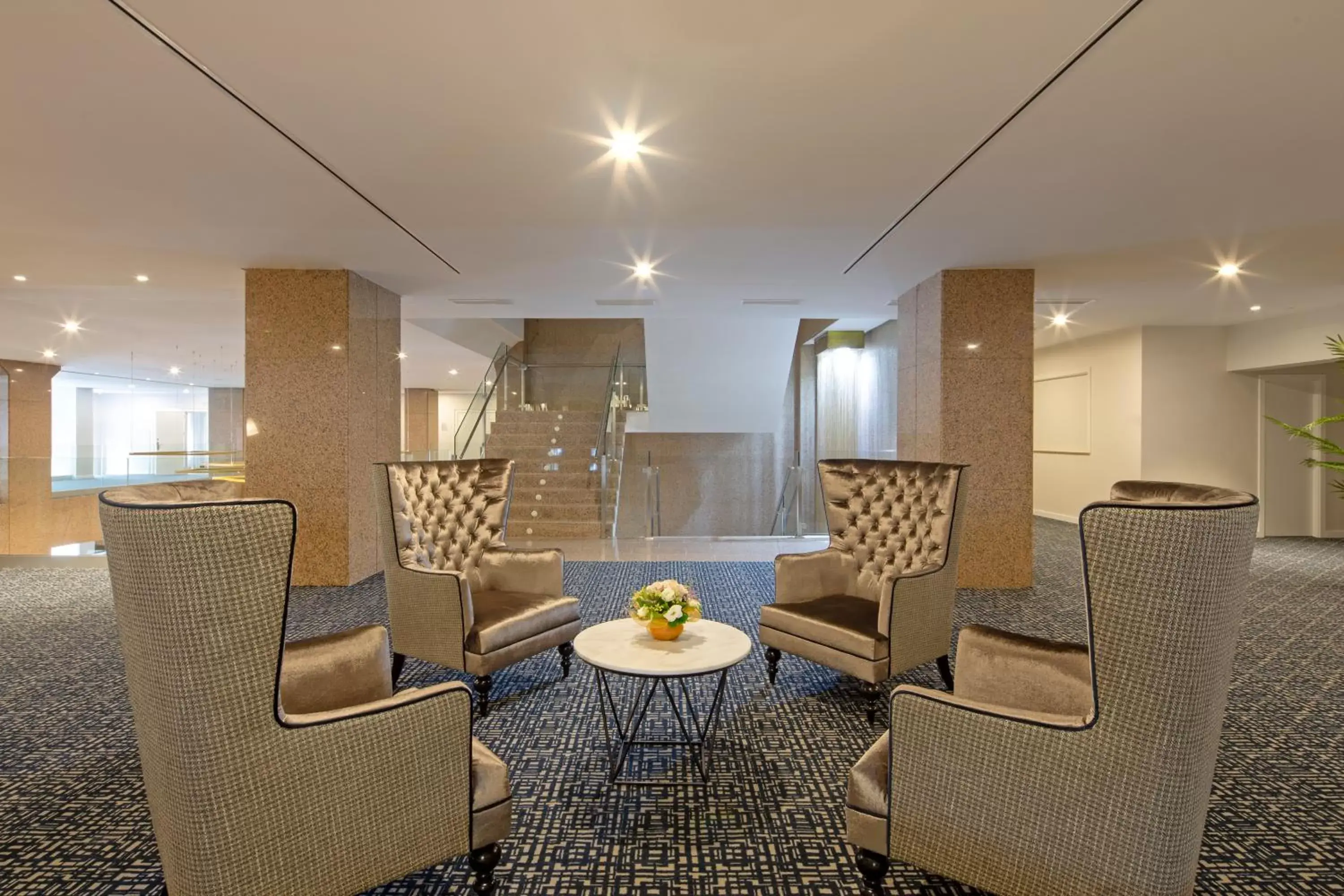 Living room in Eurostars Gran Hotel Lugo Living room in Eurostars Gran Hotel Lugo