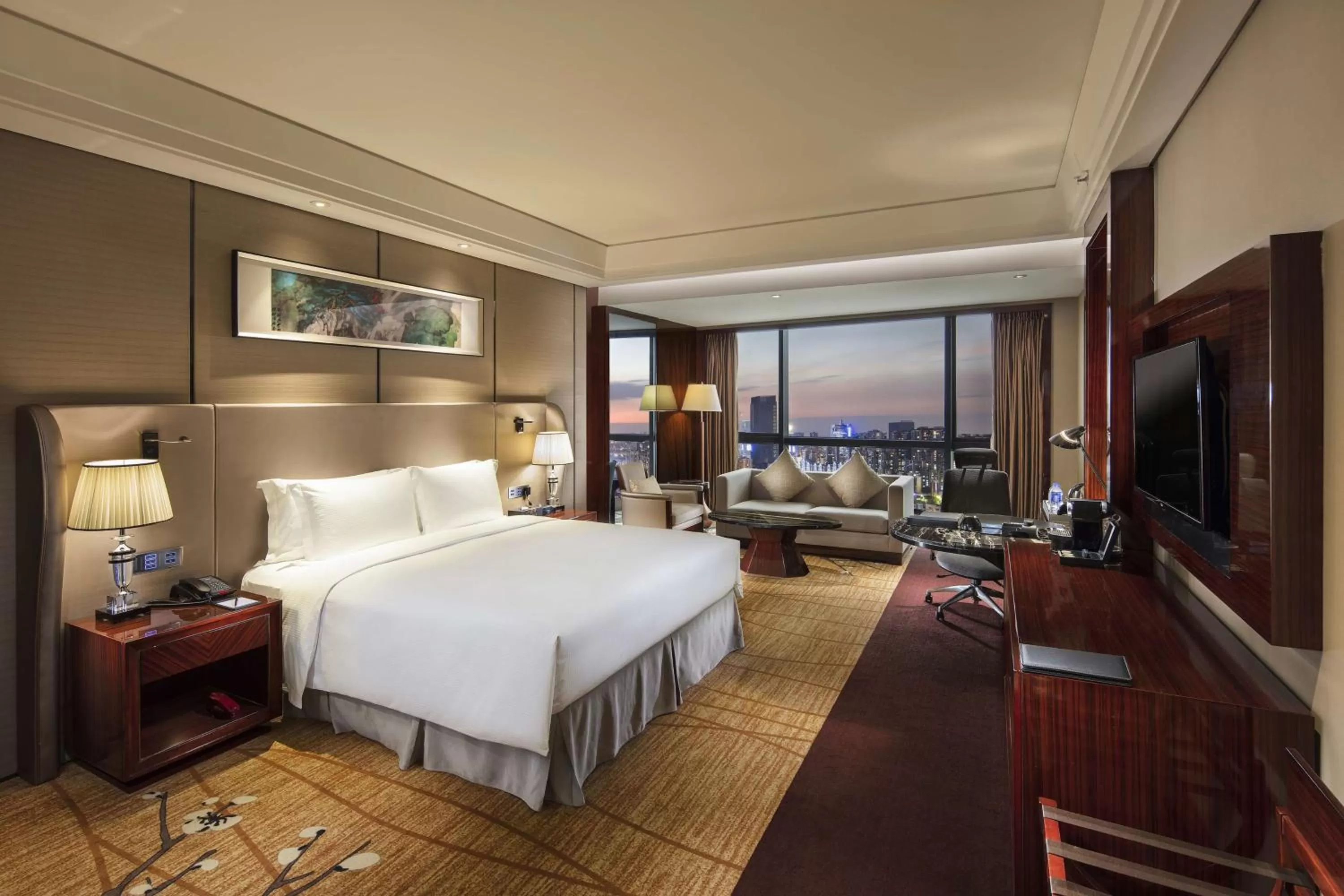 Bedroom, Bed in Hilton Foshan