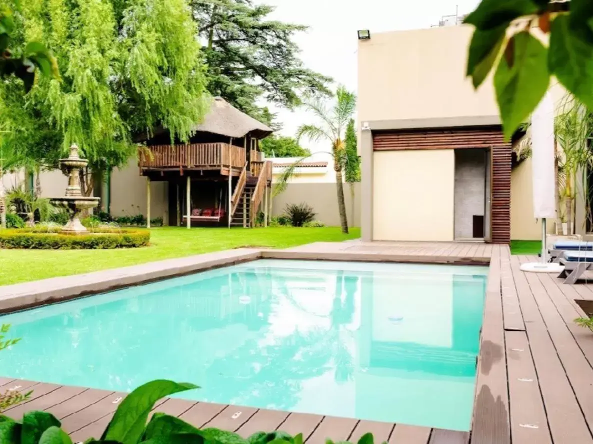 Garden, Swimming Pool in One O Eight Boutique Hotel