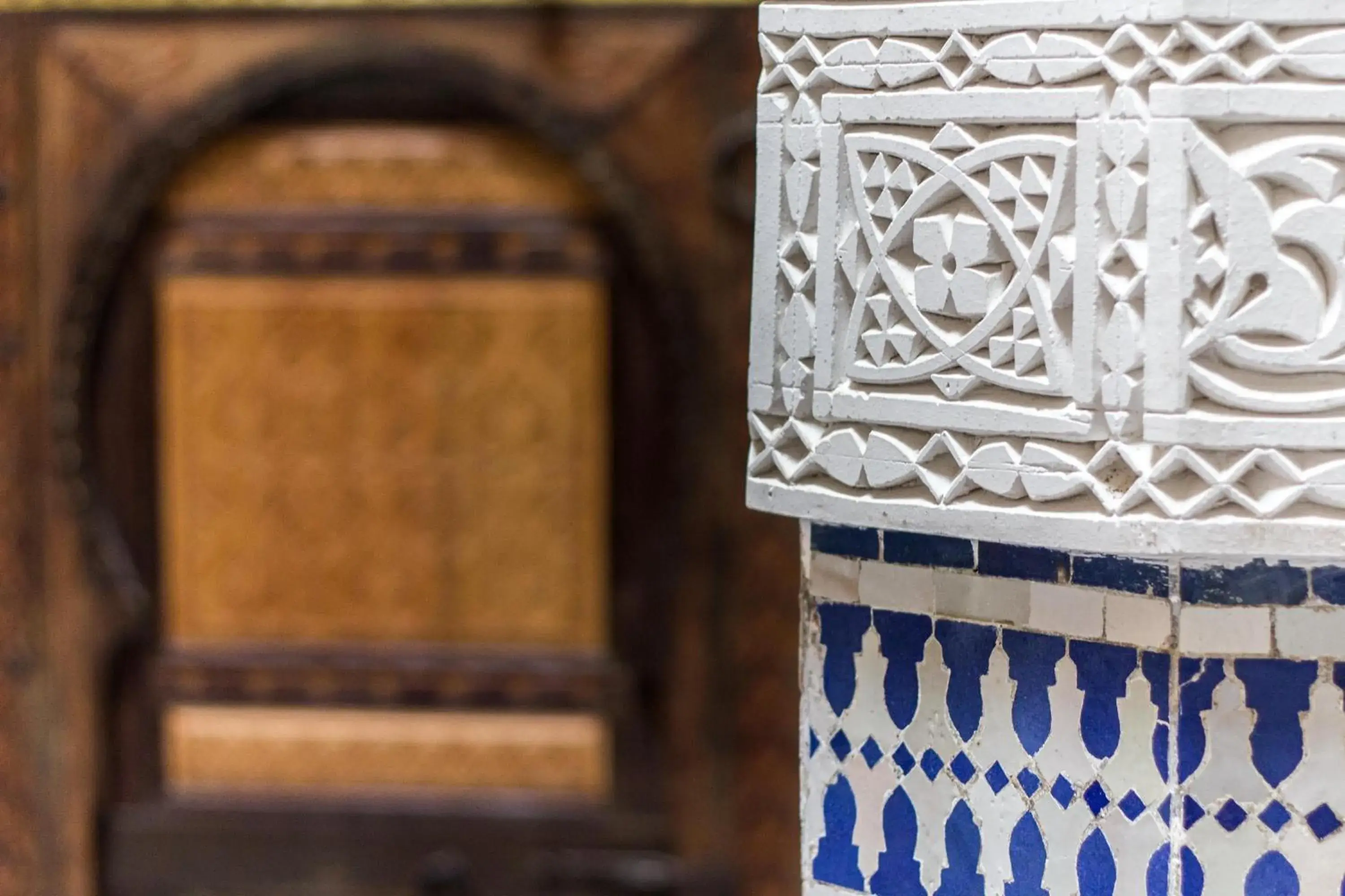 Decorative detail in Riad Taryana