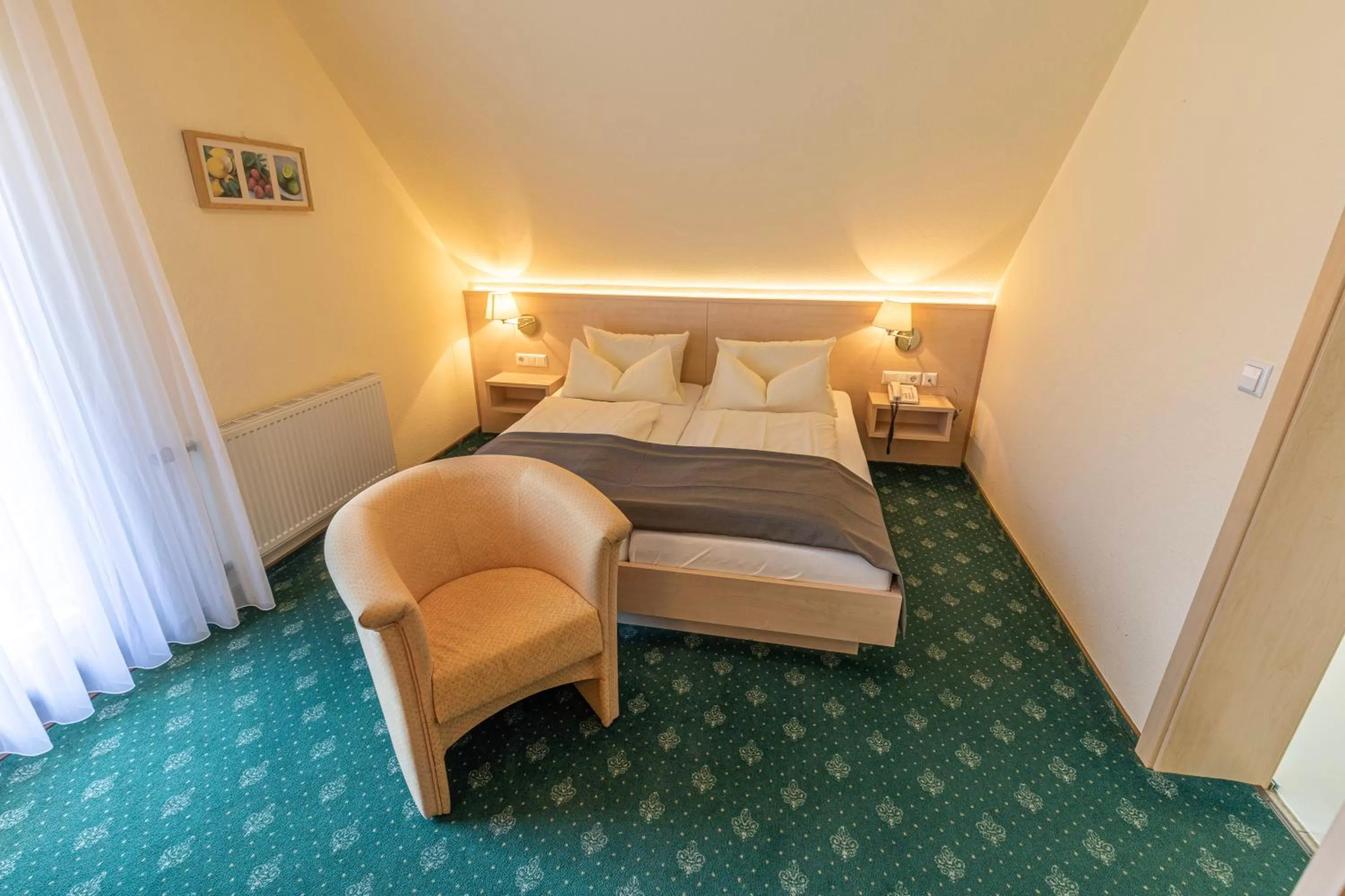 Bedroom, Bed in Landhaus Lauble