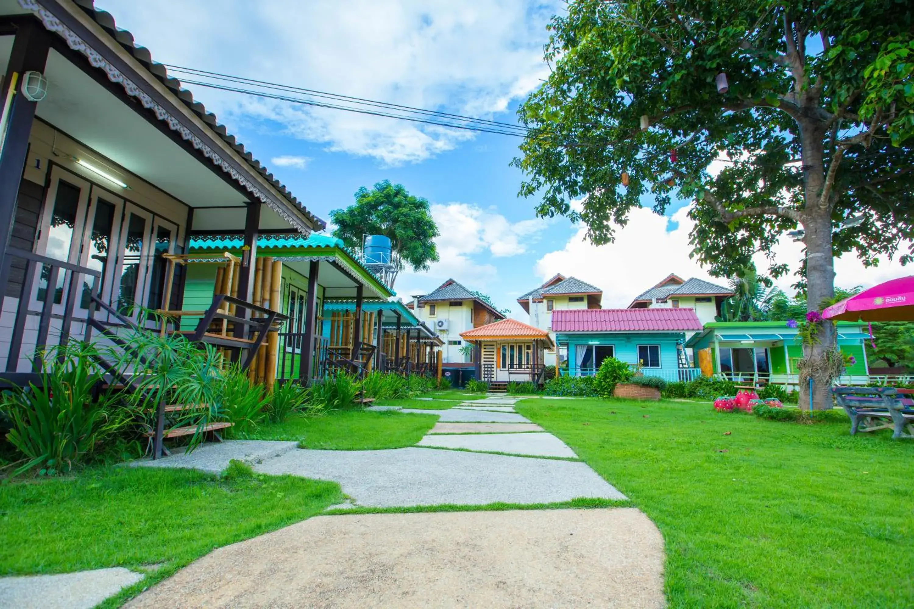 Garden, Property Building in Prawdao Resort