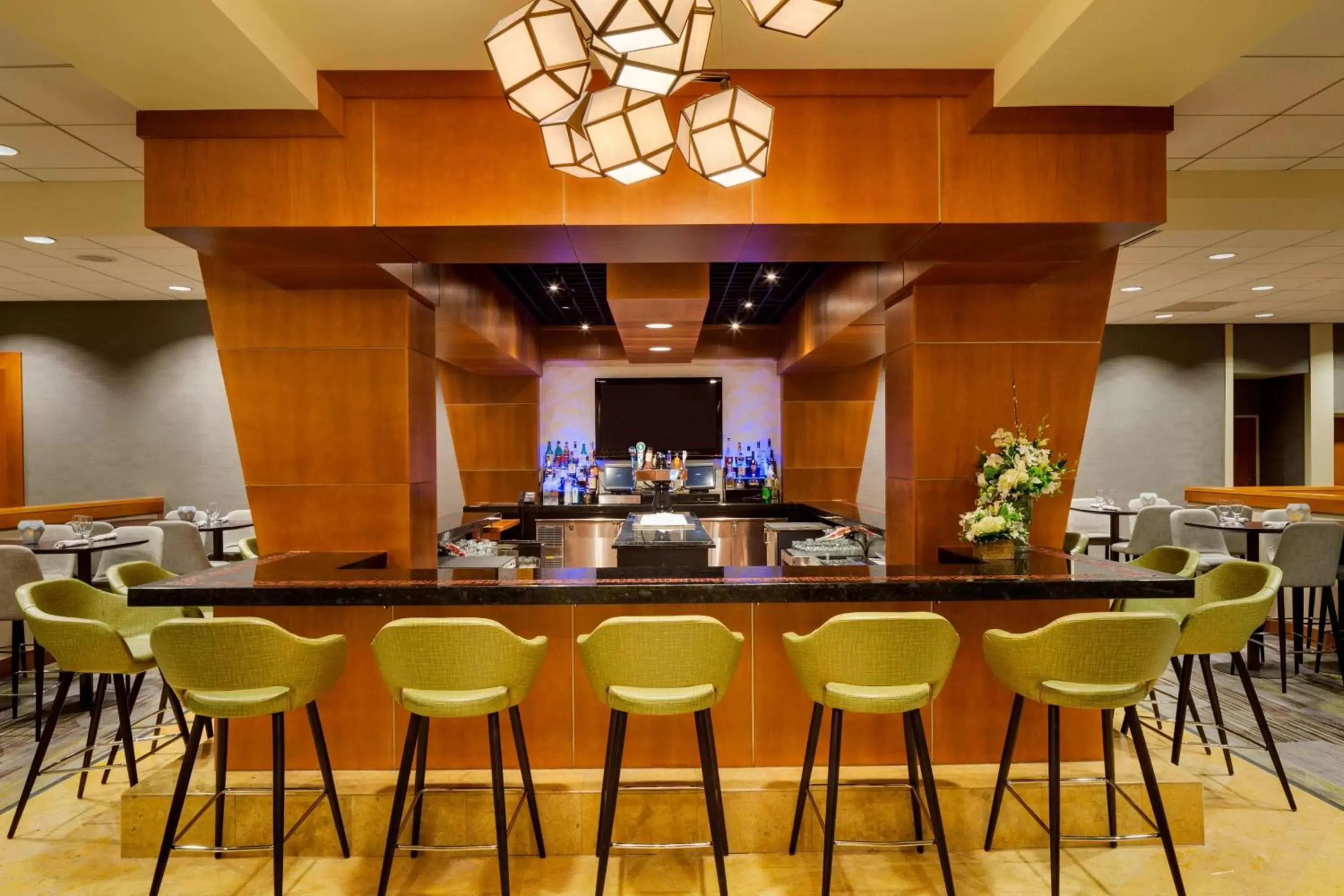 Restaurant/places to eat, Lounge/Bar in Courtyard by Marriott Boston Logan Airport
