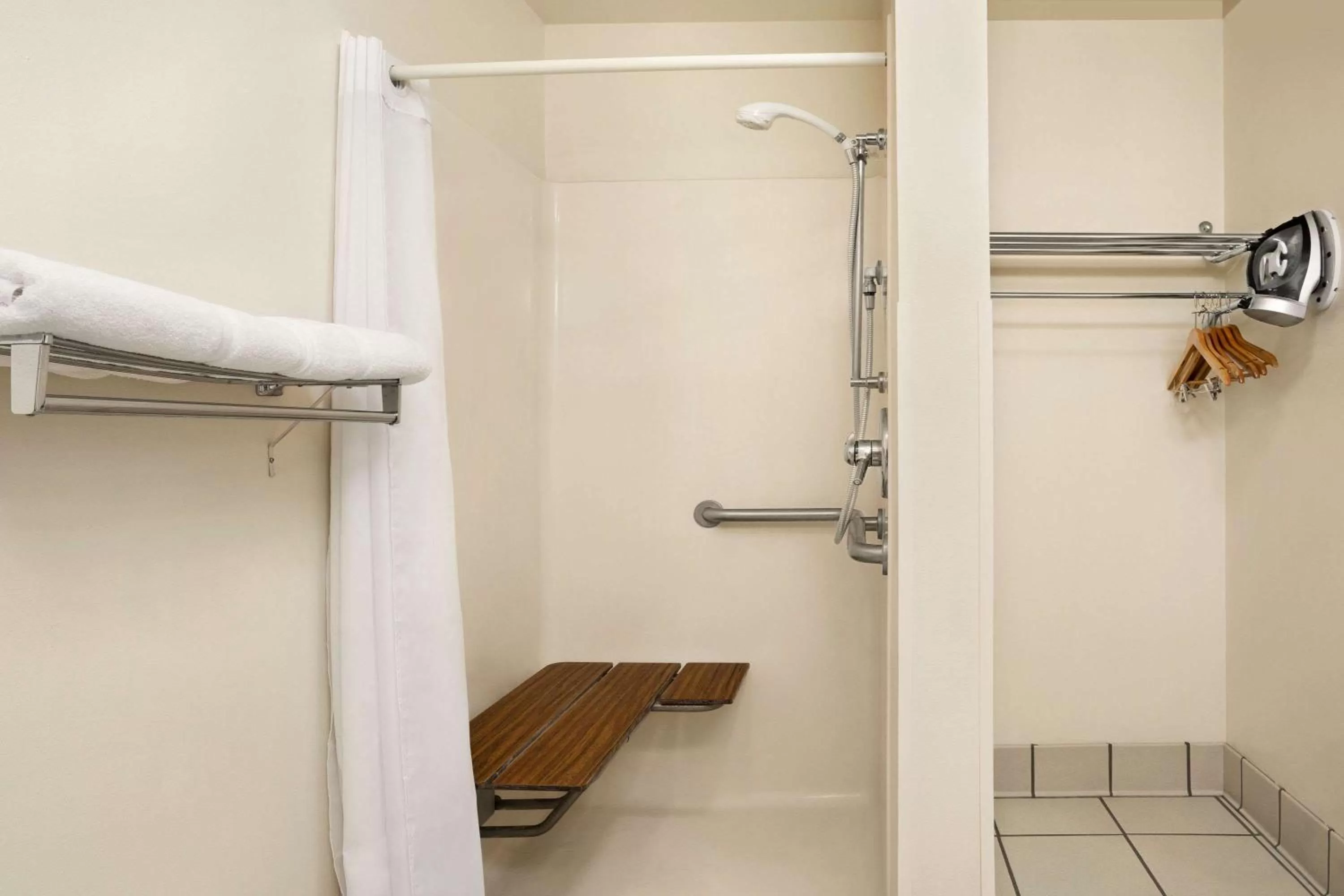 Bathroom in Travelodge by Wyndham Morrill