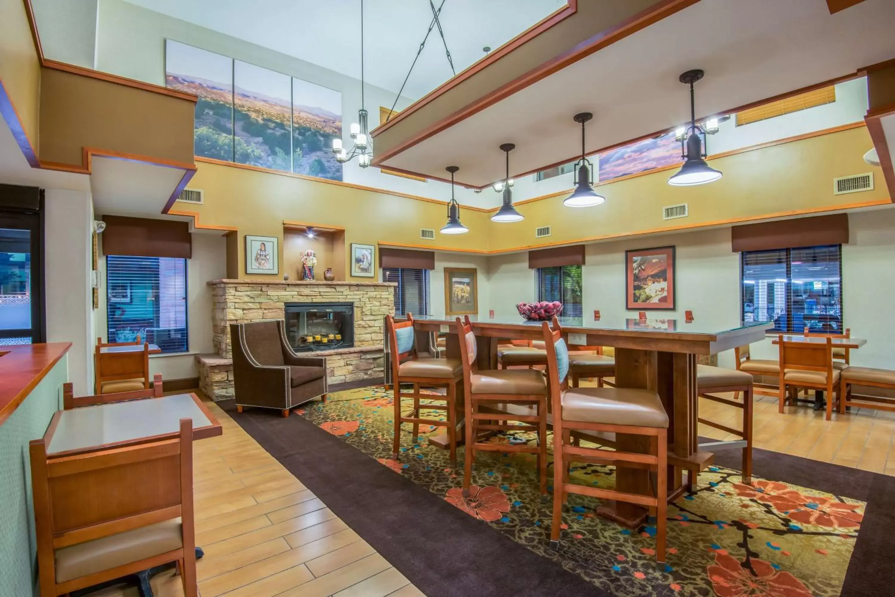Lobby or reception, Restaurant/Places to Eat in Hampton Inn & Suites Los Alamos