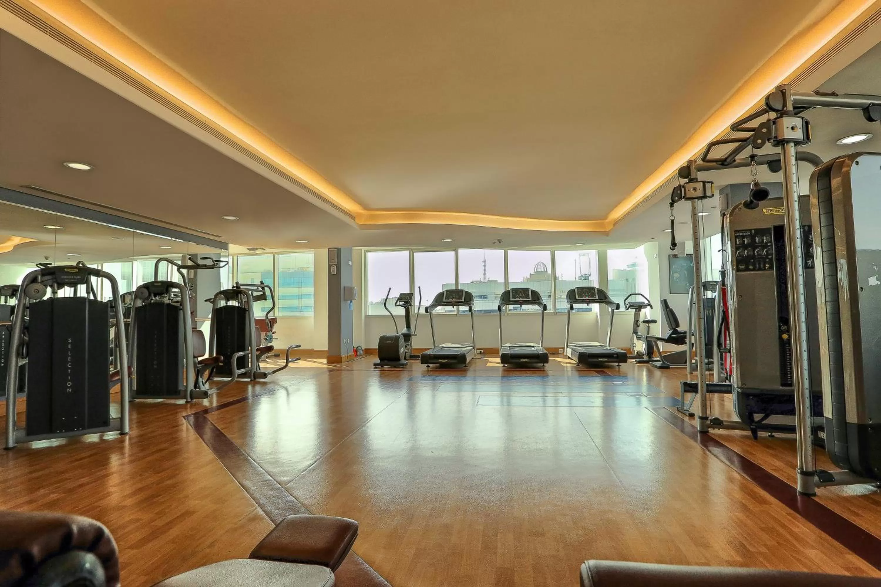 Fitness centre/facilities in Al Maha Arjaan by Rotana