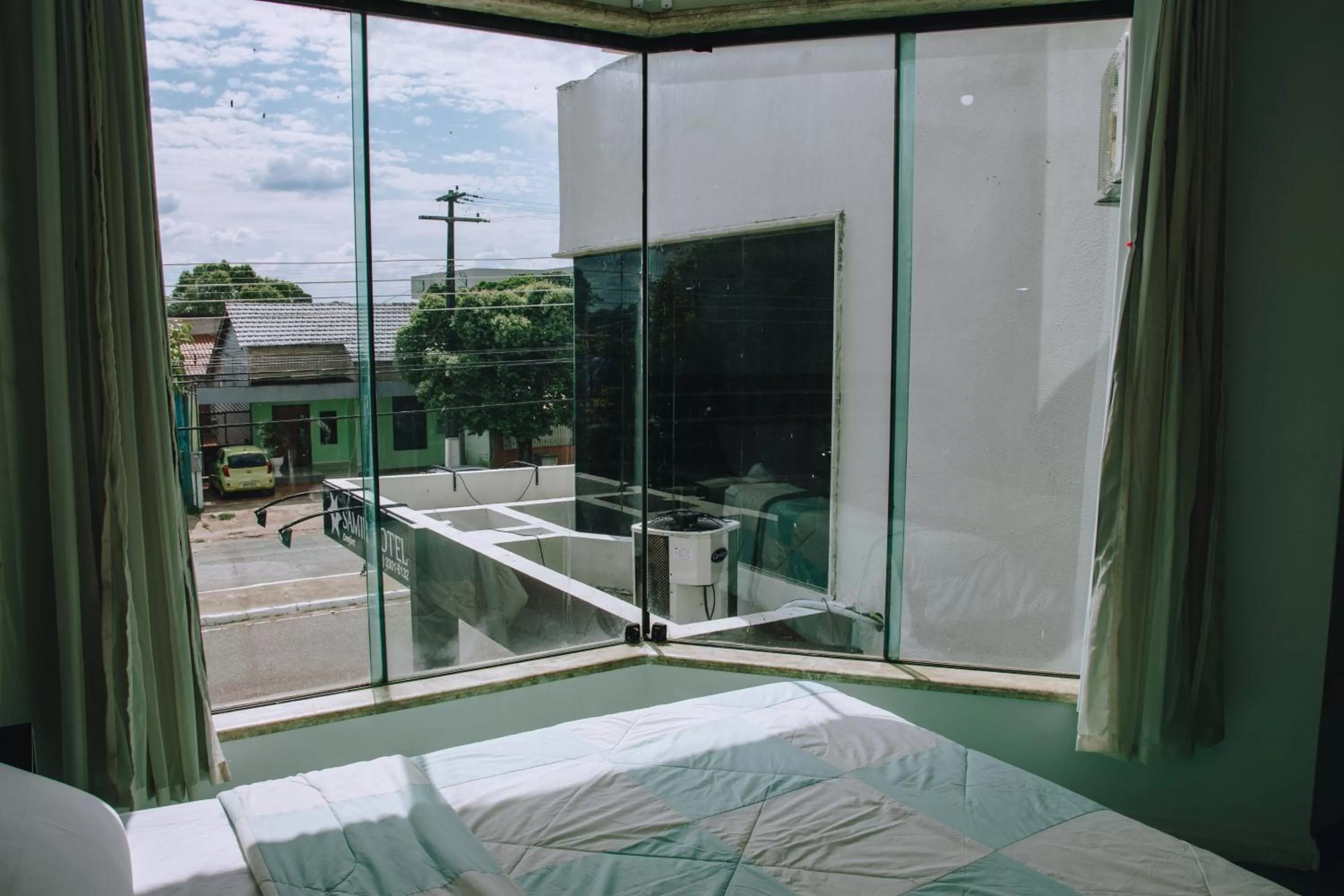 Bed in SAMIR HOTEL COMFORT