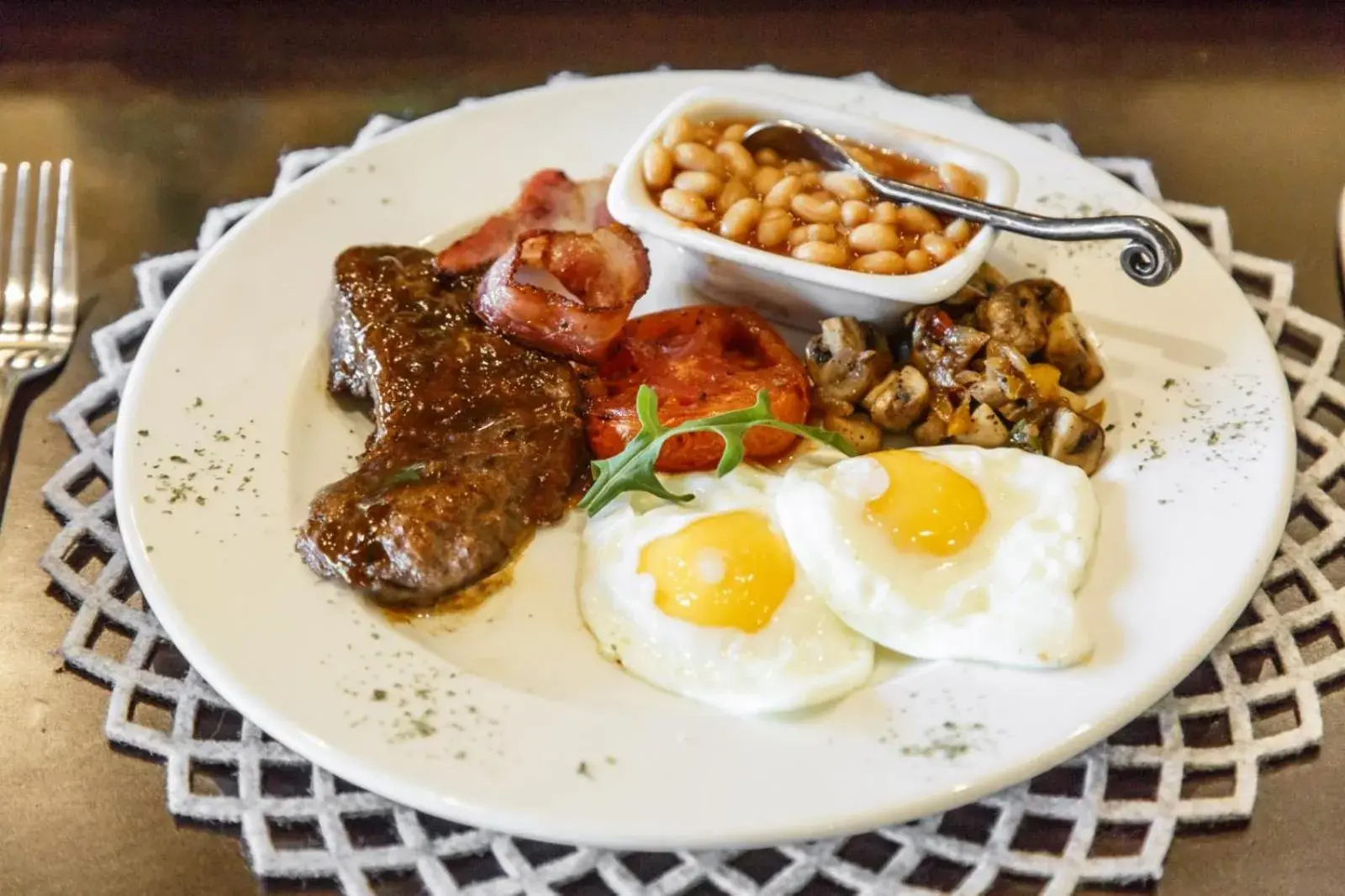 Food close-up in Riverside Guest Lodge Food close-up in Riverside Guest Lodge