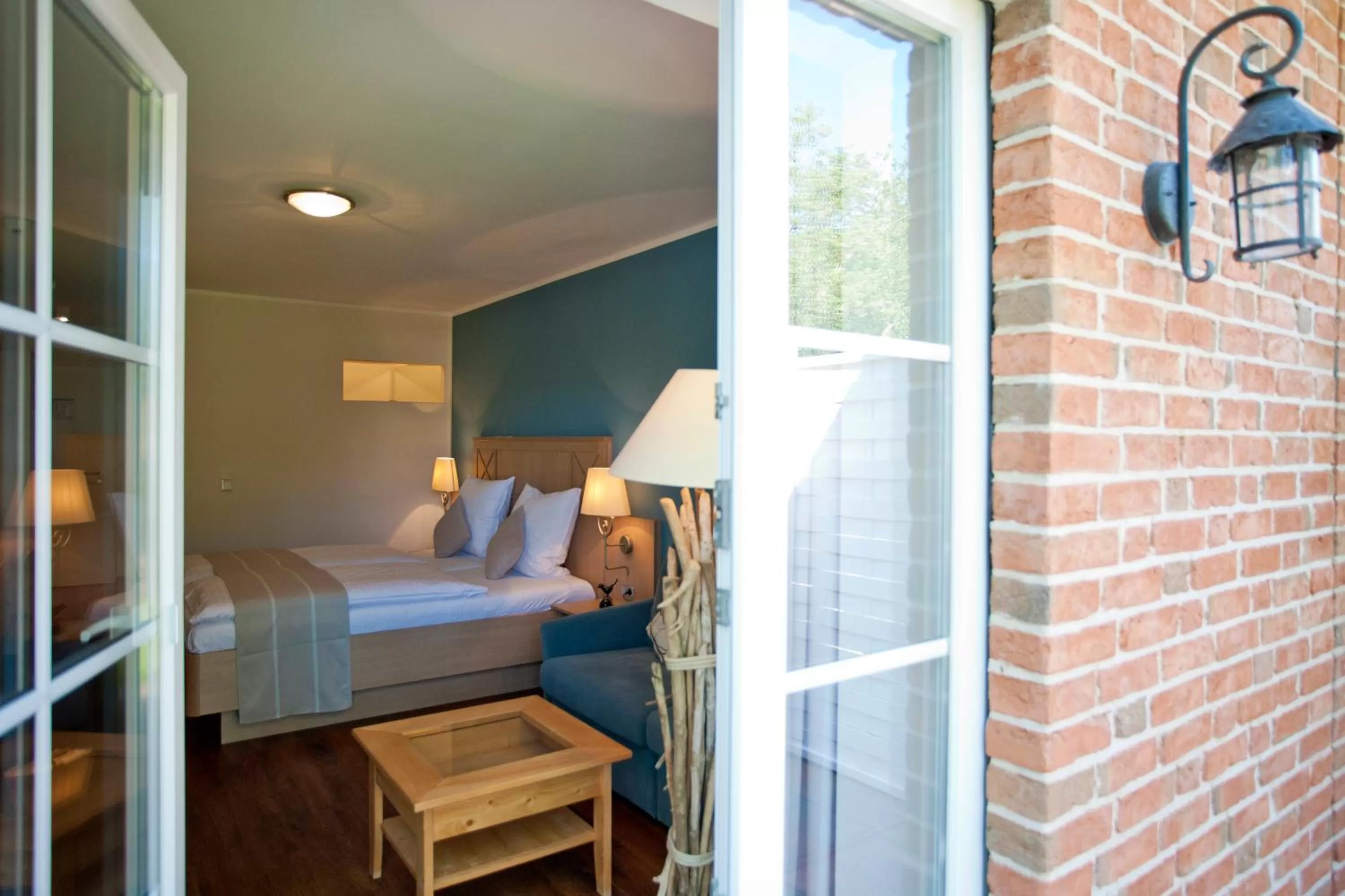 Photo of the whole room, Bed in Kathmeyers Landhaus Godewind