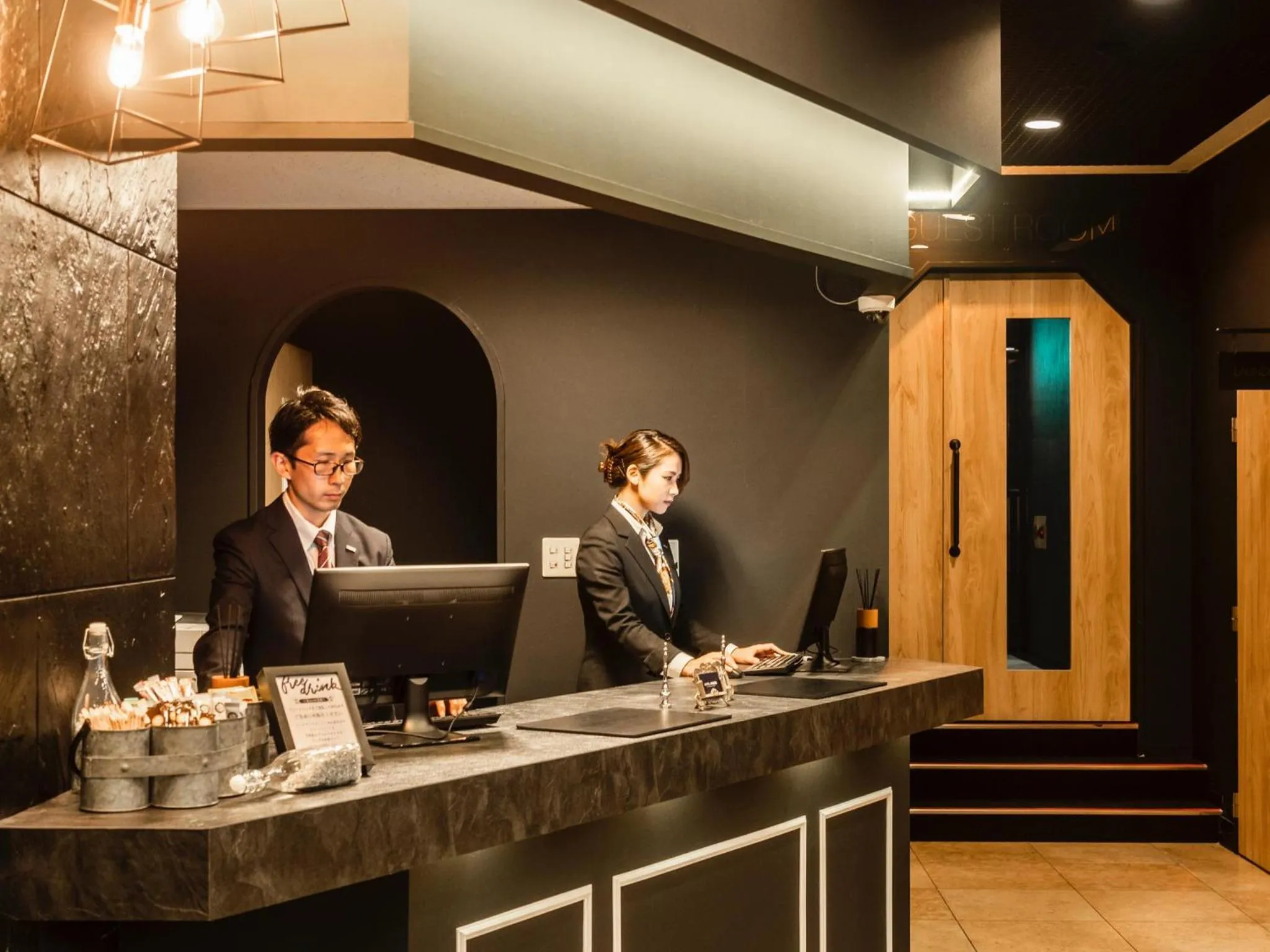 Staff in Hotel Areaone Kitaibaraki