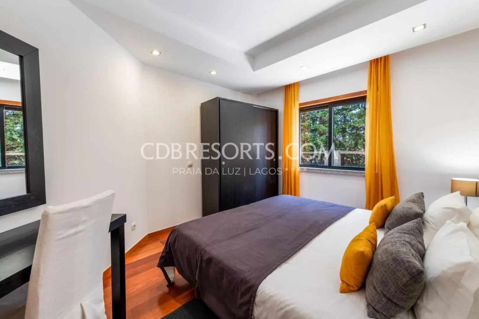 Bed in Baia da Luz Resort Bed in Baia da Luz Resort