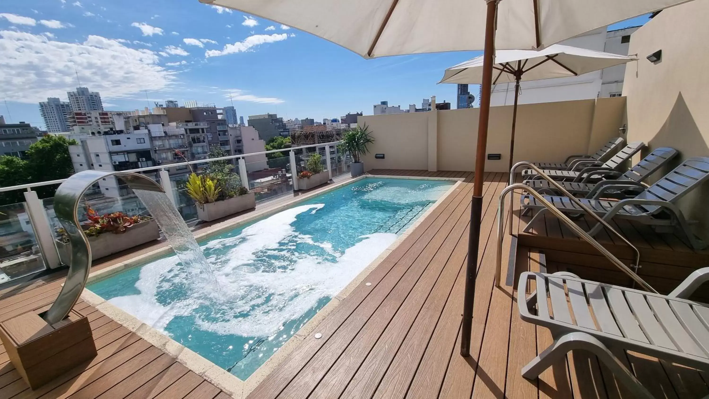 Balcony/Terrace, Swimming Pool in Fierro Hotel Buenos Aires