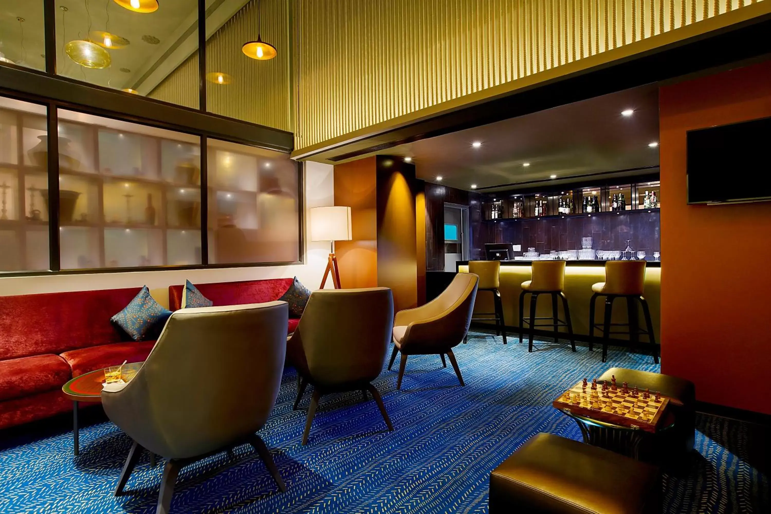 Lobby or reception, Lounge/Bar in Grand Mercure Mysore - An Accor Brand