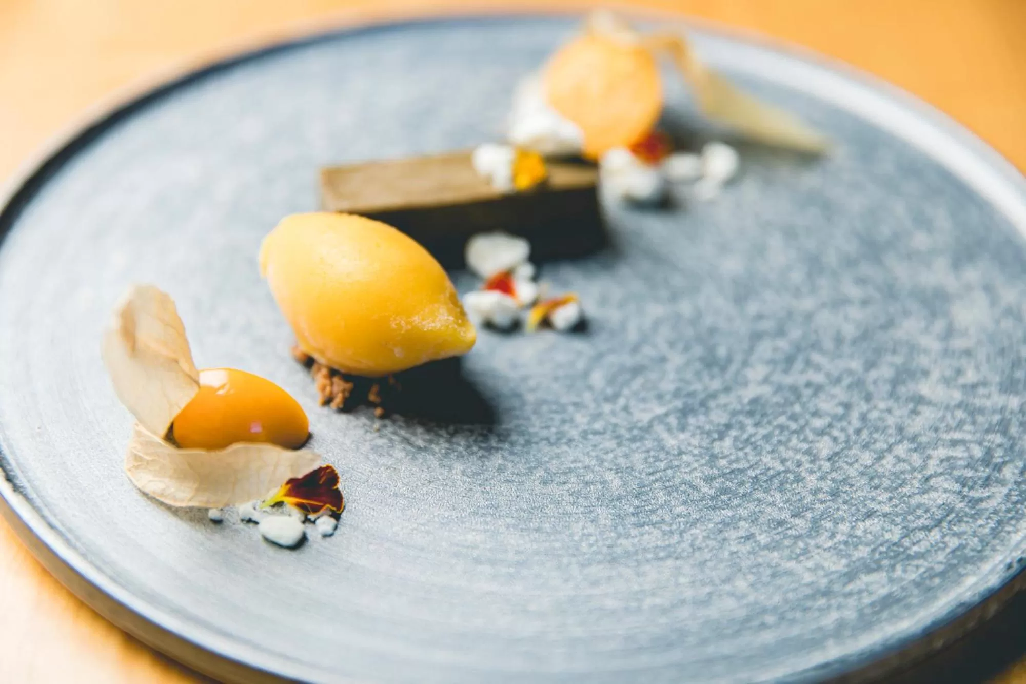 Food close-up in Garrya Nijo Castle Kyoto