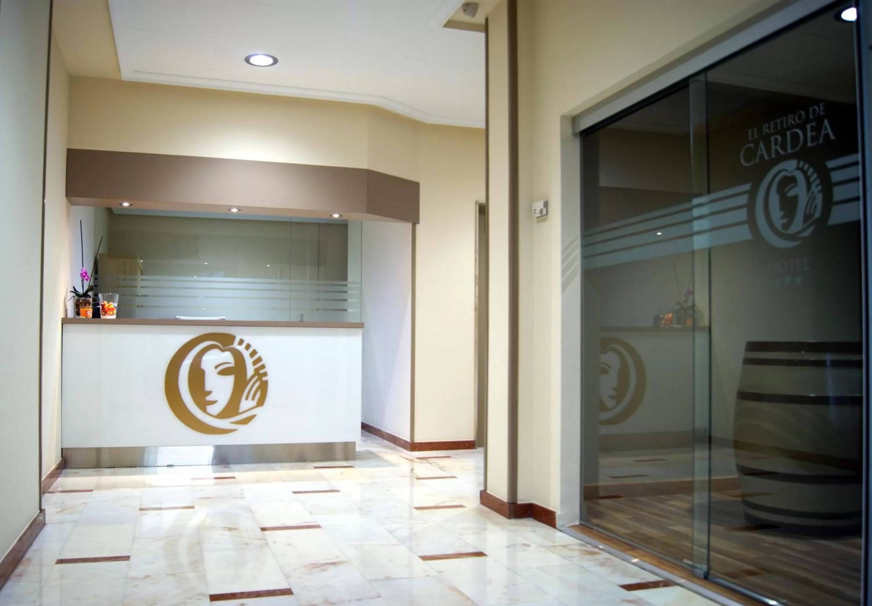 Lobby or reception in El Retiro de Cardea