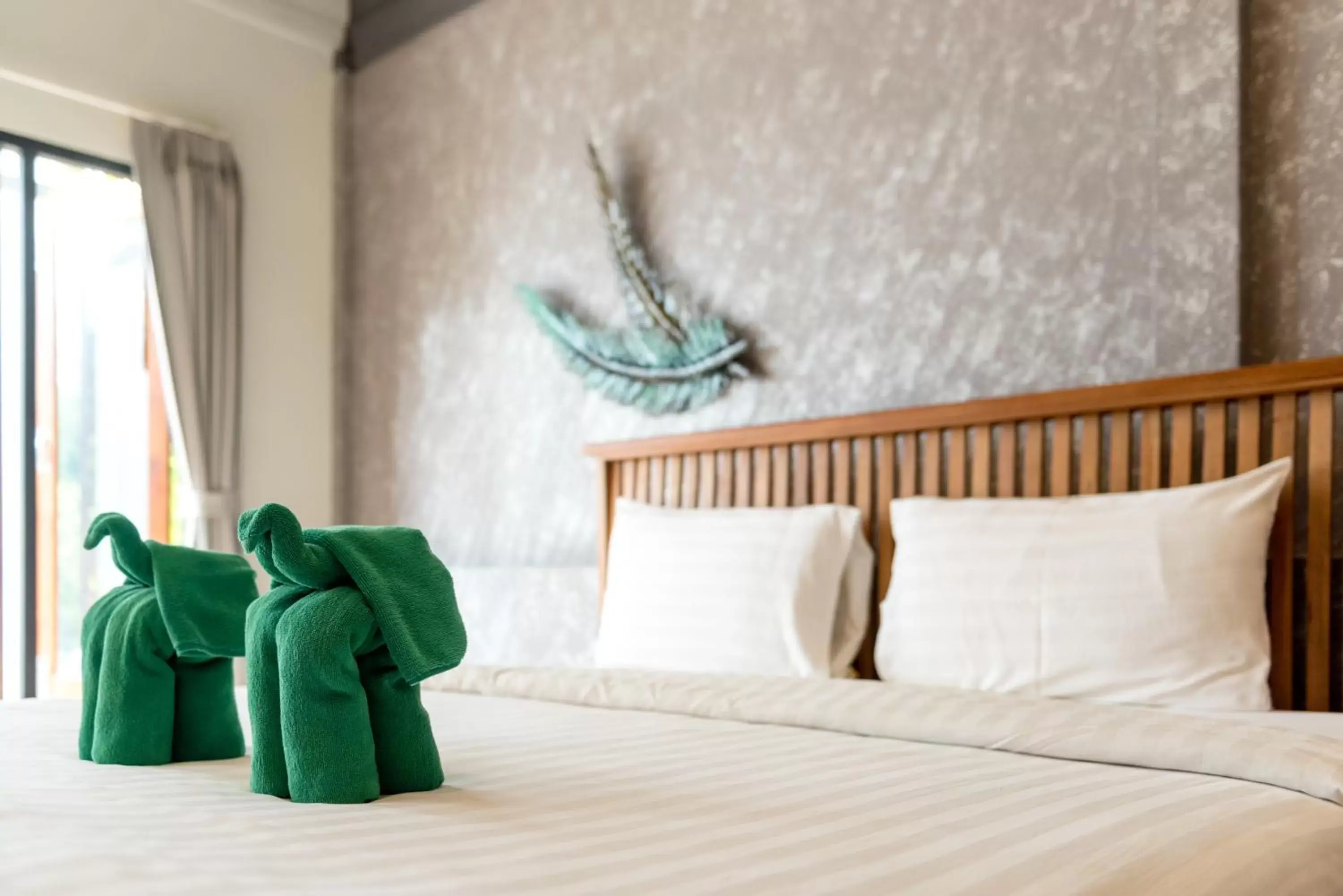 Decorative detail, Bed in The Stage-Koh Chang Decorative detail, Bed in The Stage-Koh Chang