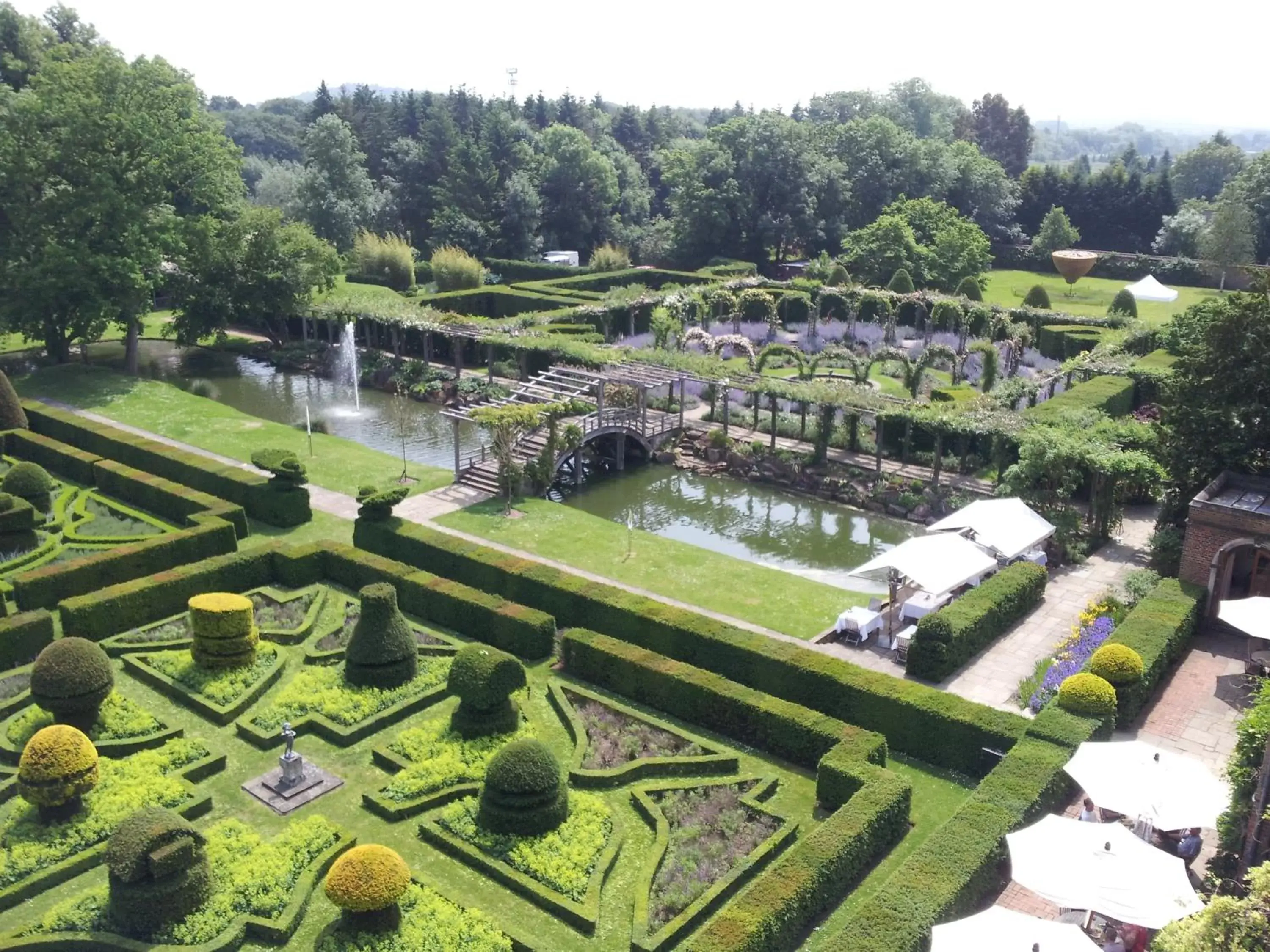 Bird's eye view, Bird's-eye View in Great Fosters - Near Windsor