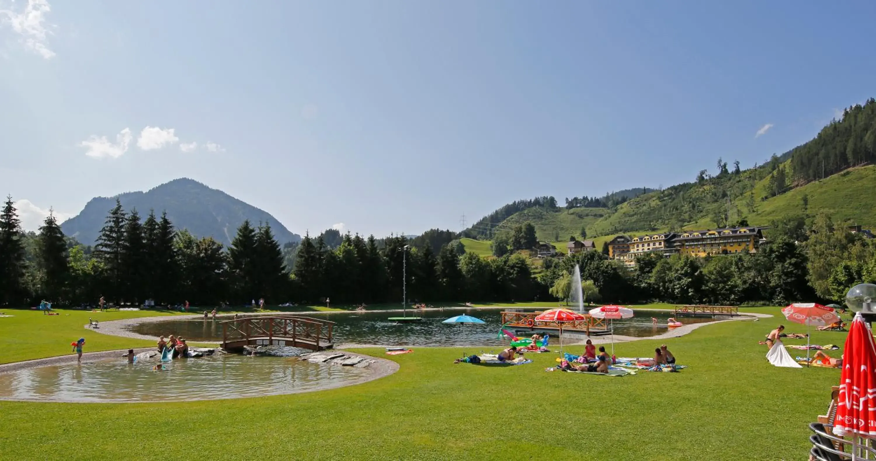 Open Air Bath in JUFA Hotel Schladming