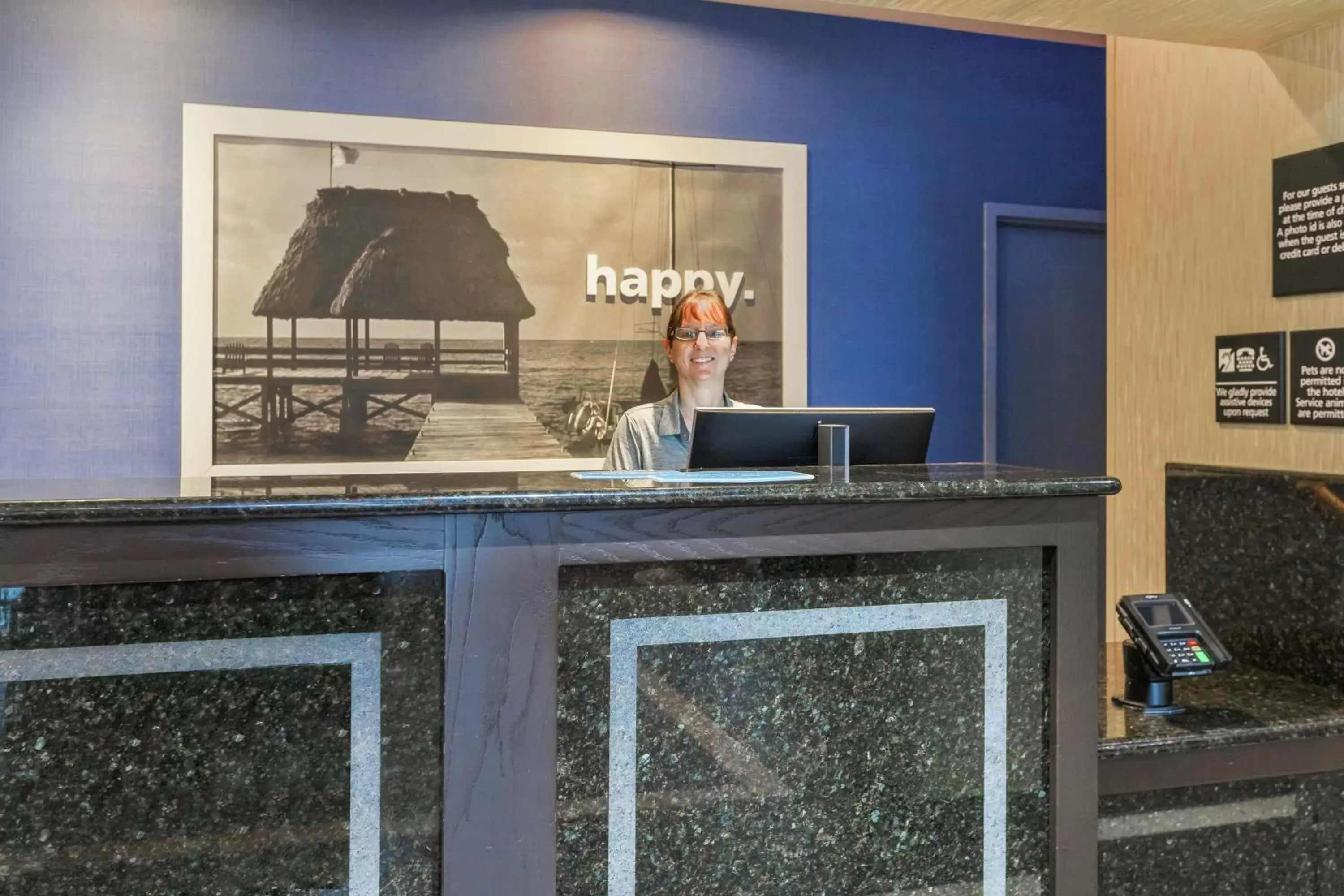Lobby or reception in Hampton Inn Monroe Lobby or reception in Hampton Inn Monroe