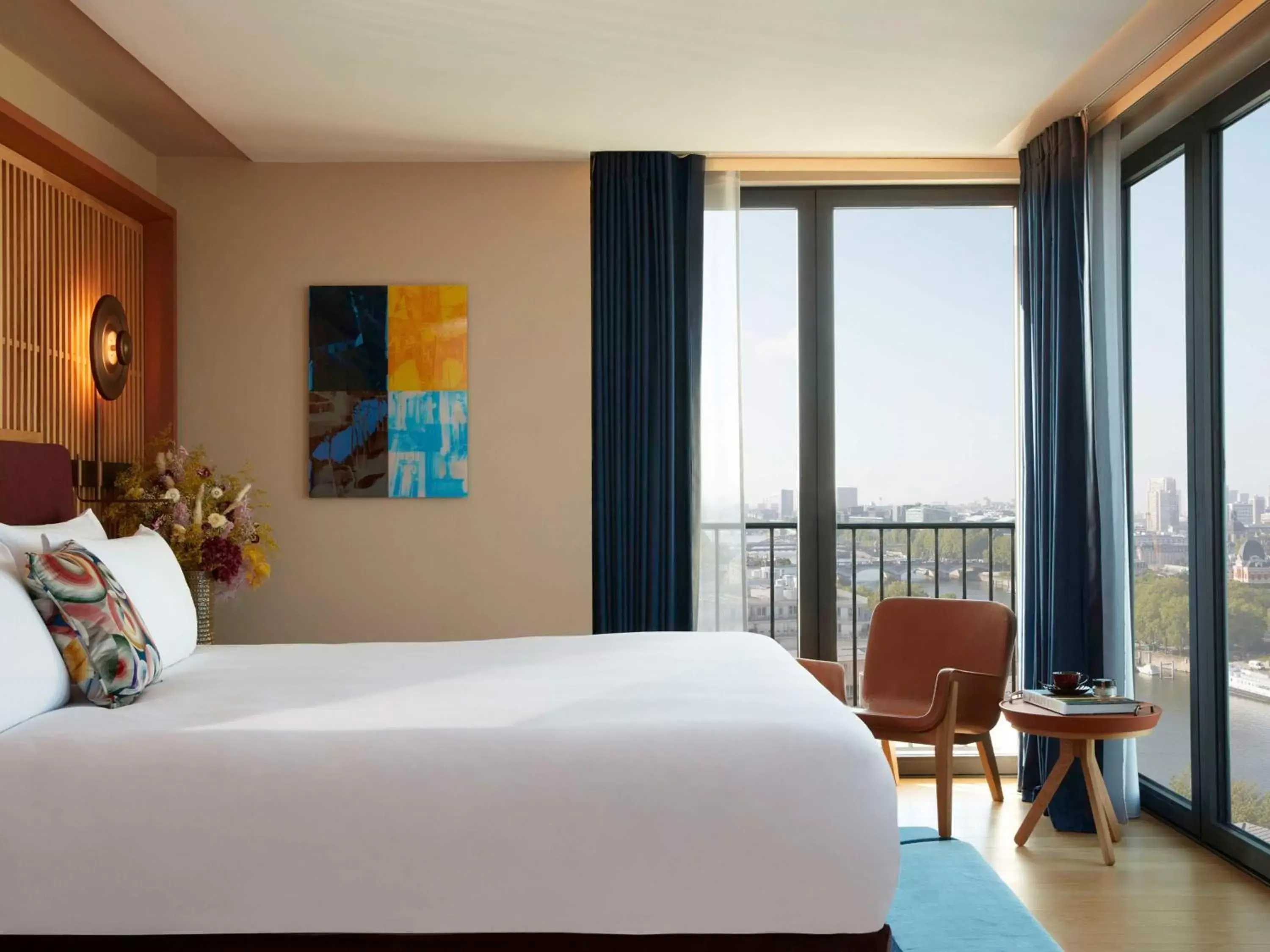 Bedroom in SO Paris Hotel