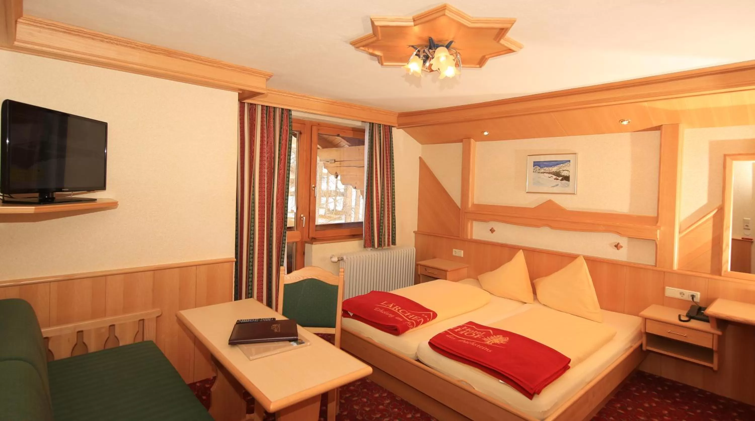 Bedroom, Bed in Naturhotel Lärchenhof