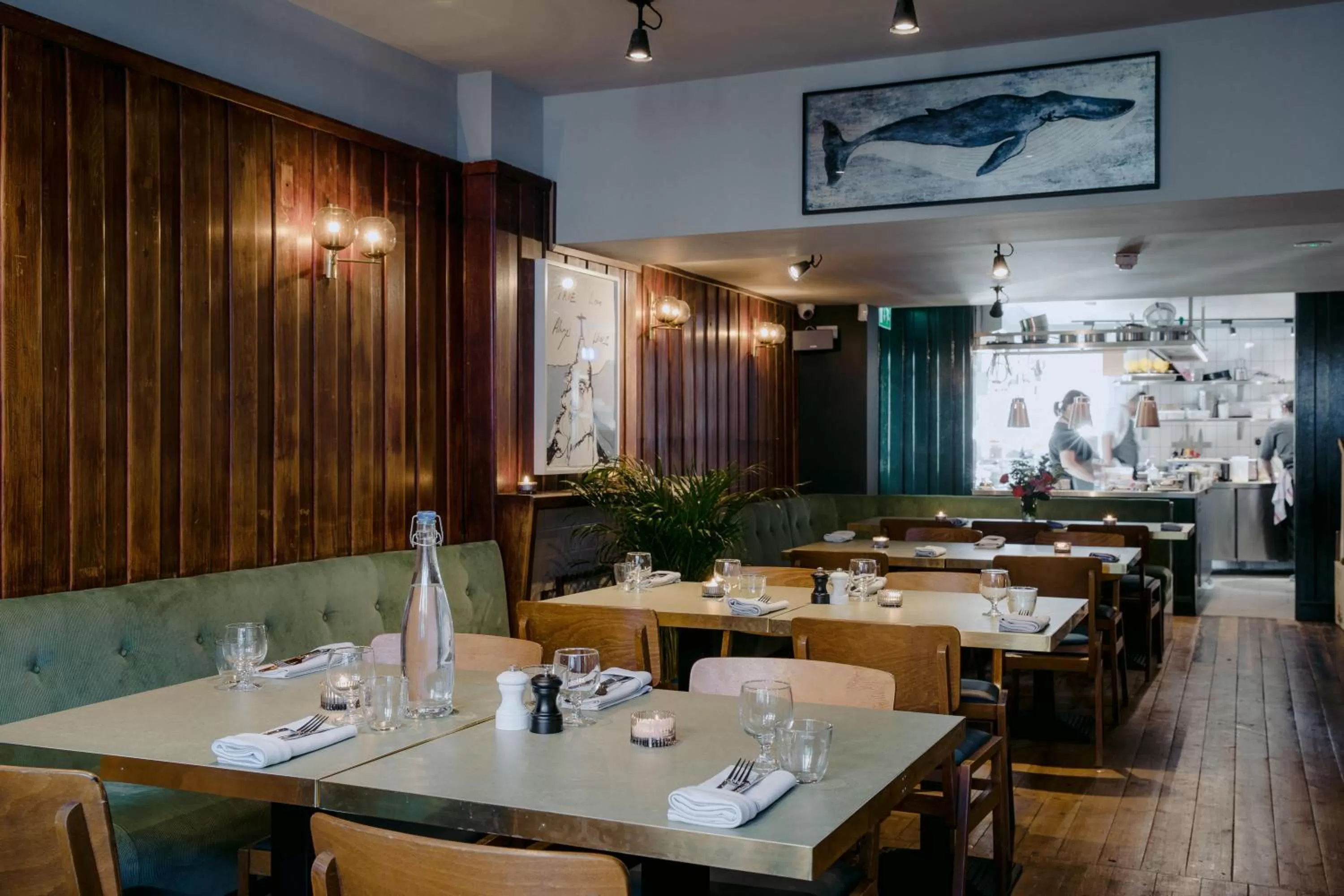 Dining area in The Rose