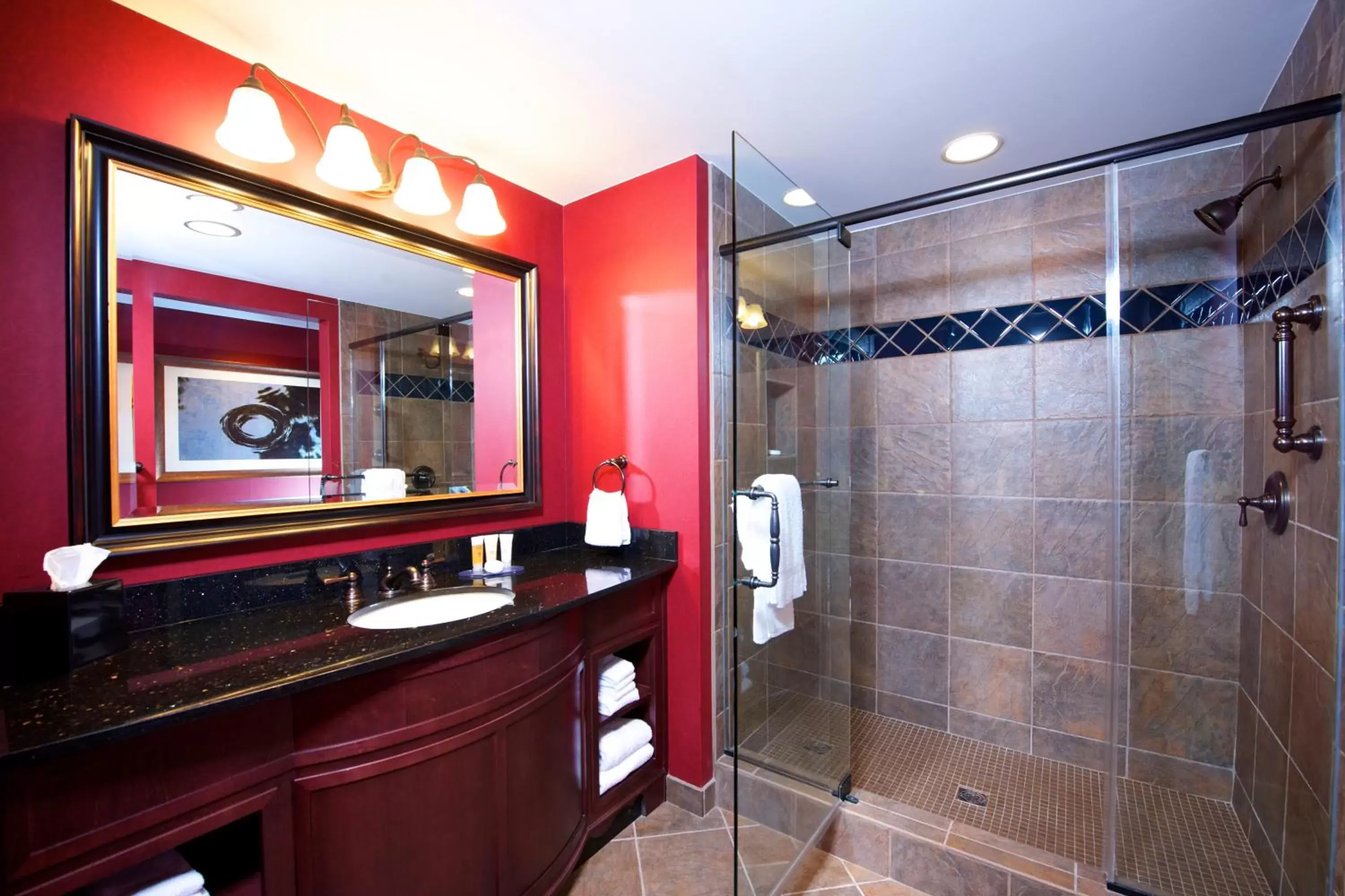 Bathroom in Cherokee Casino West Siloam Springs Resort